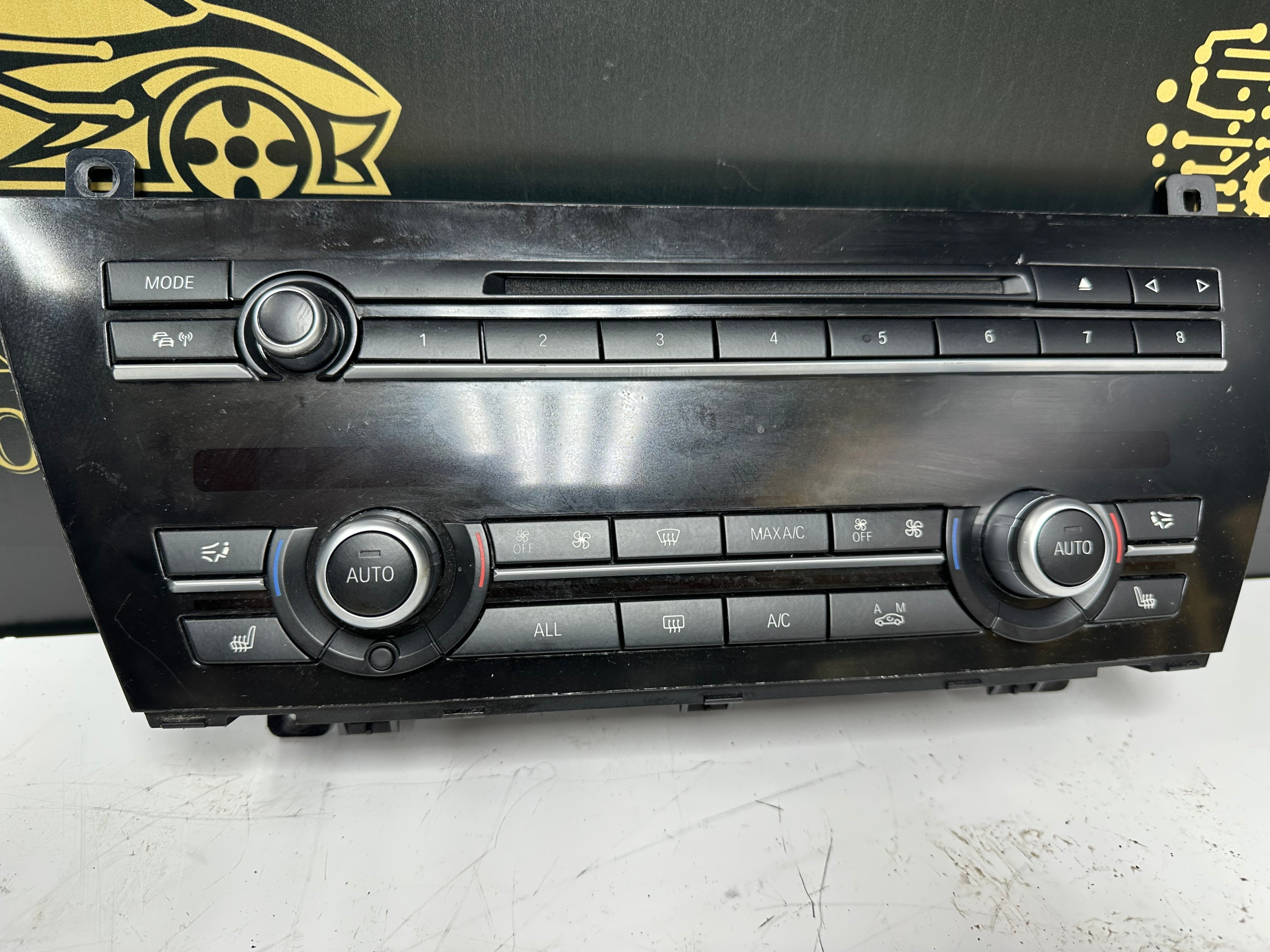 BMW F12 F06 AC Heater Climate Control Panel/Radio CD (9306165-01)