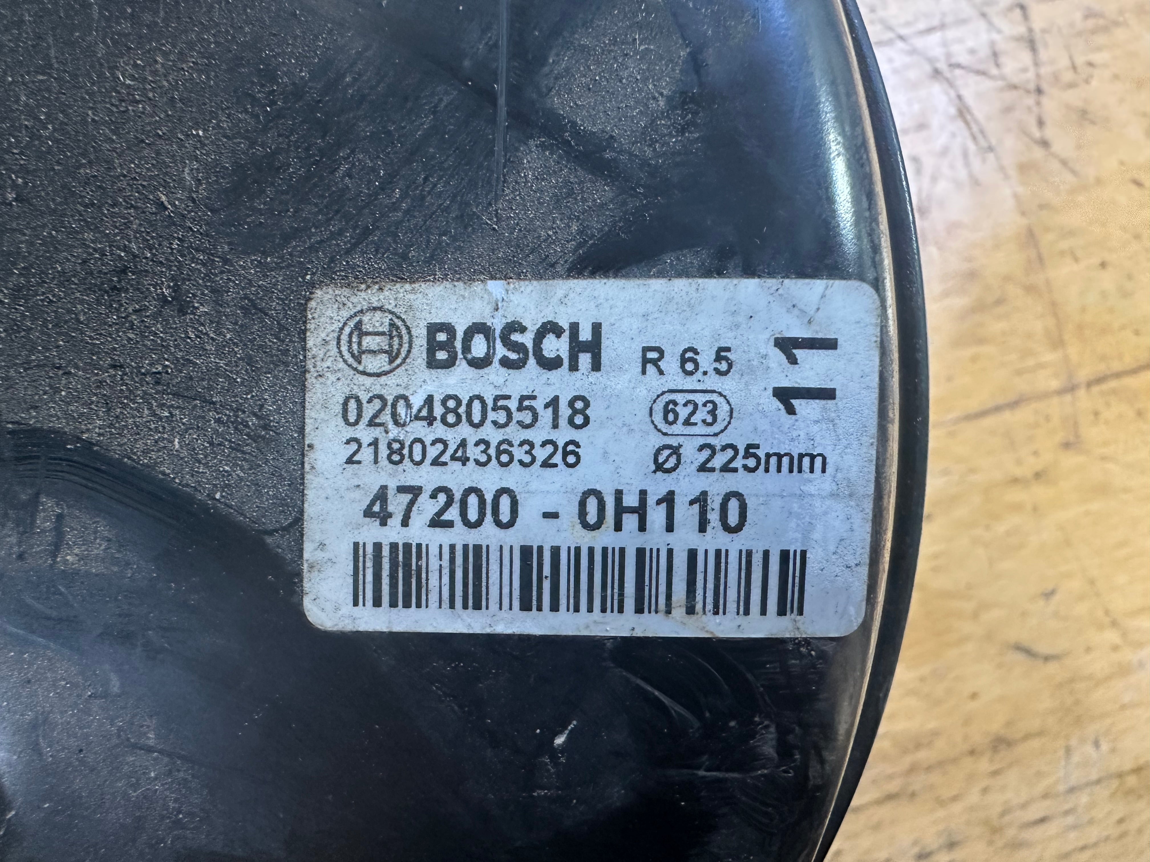 Toyota Aygo MK2 2020 Brake Servo & Master Cylinder (47200-0H110)