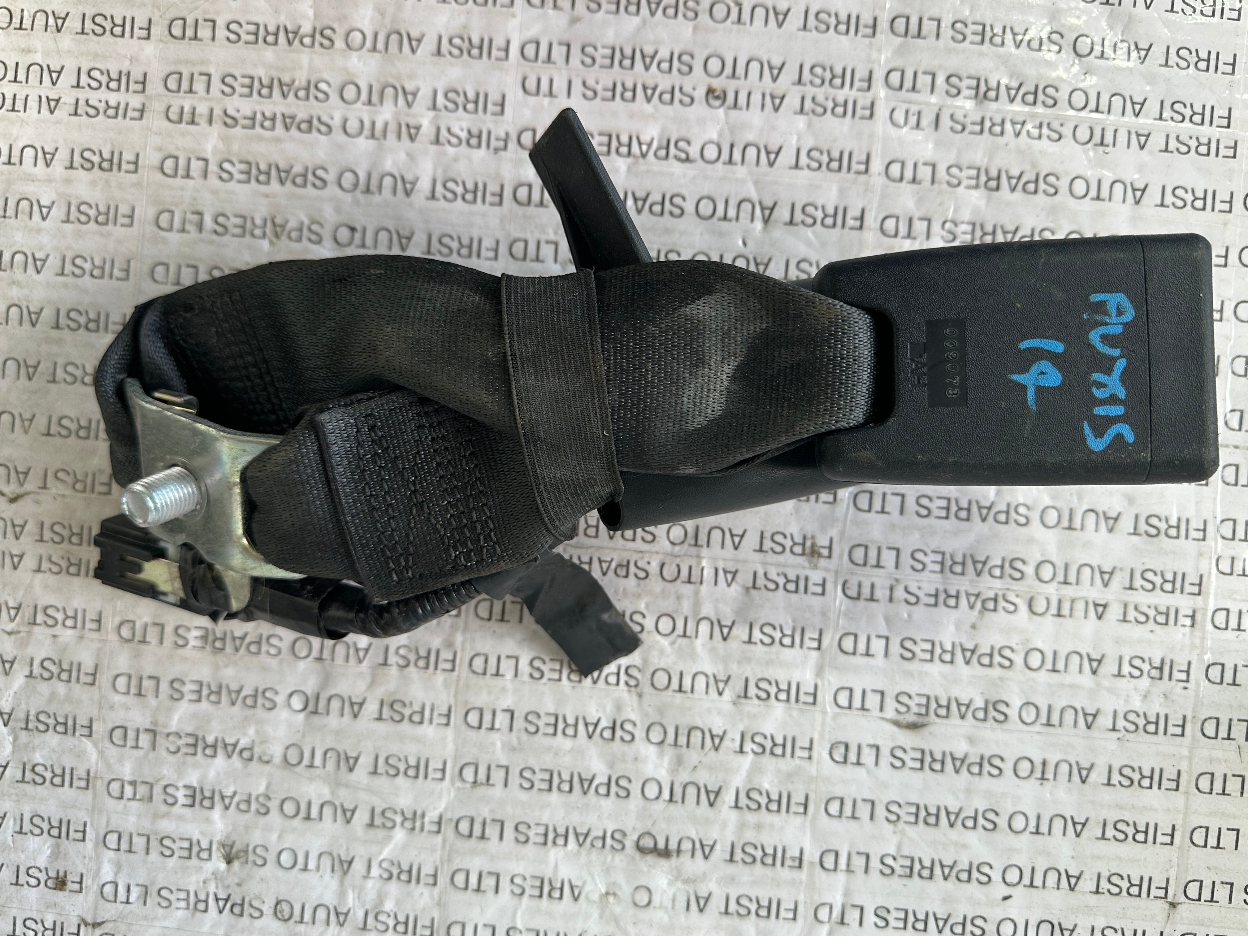 Toyota Auris 2014 Centre Seat Belt Buckle