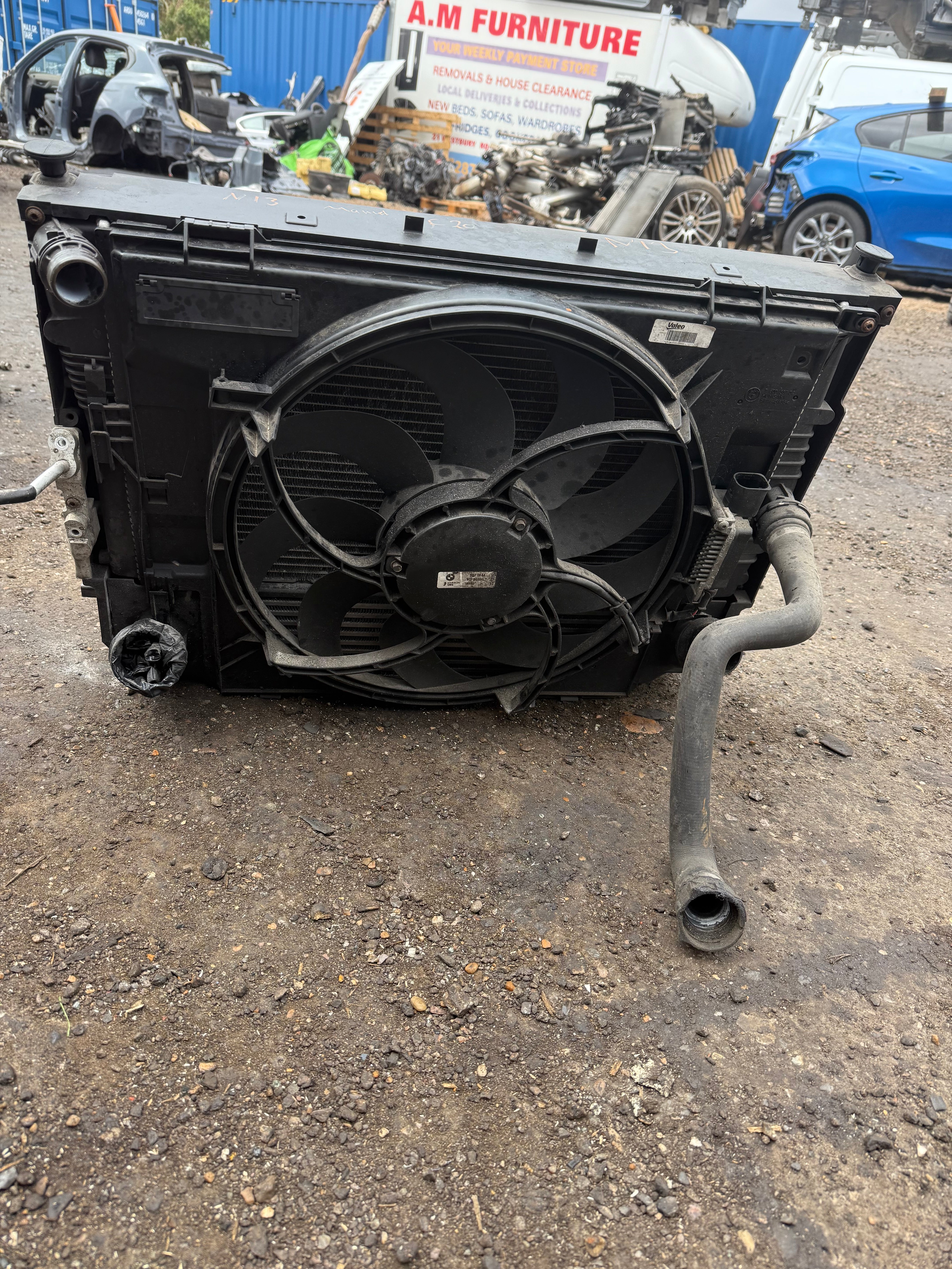 BMW 1 series radiator pack 1.6 petrol N13 engine manual