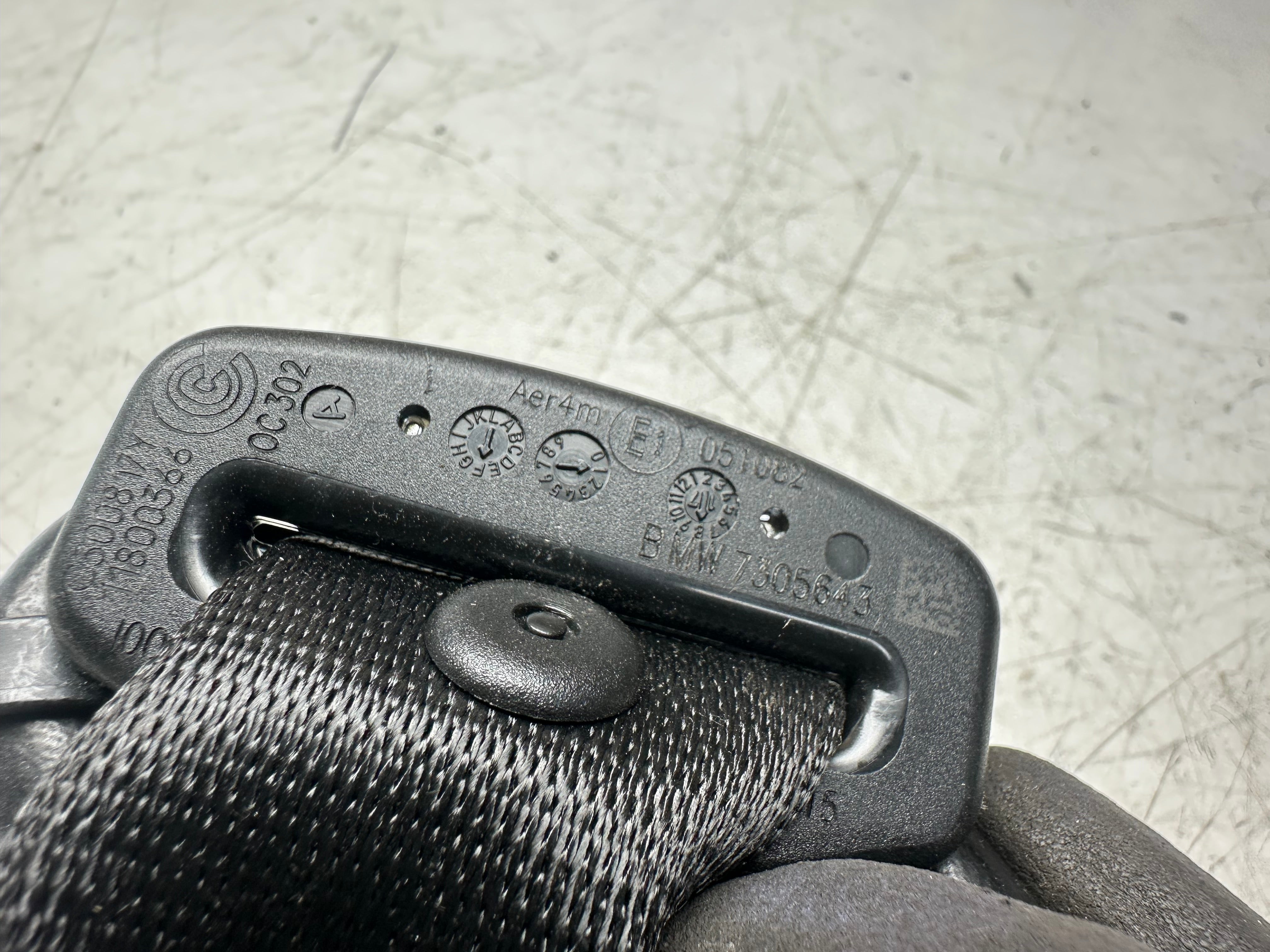 BMW i3 I01 2018-22 LCI Seat Belt - Passenger Rear Left Side (34128956D)