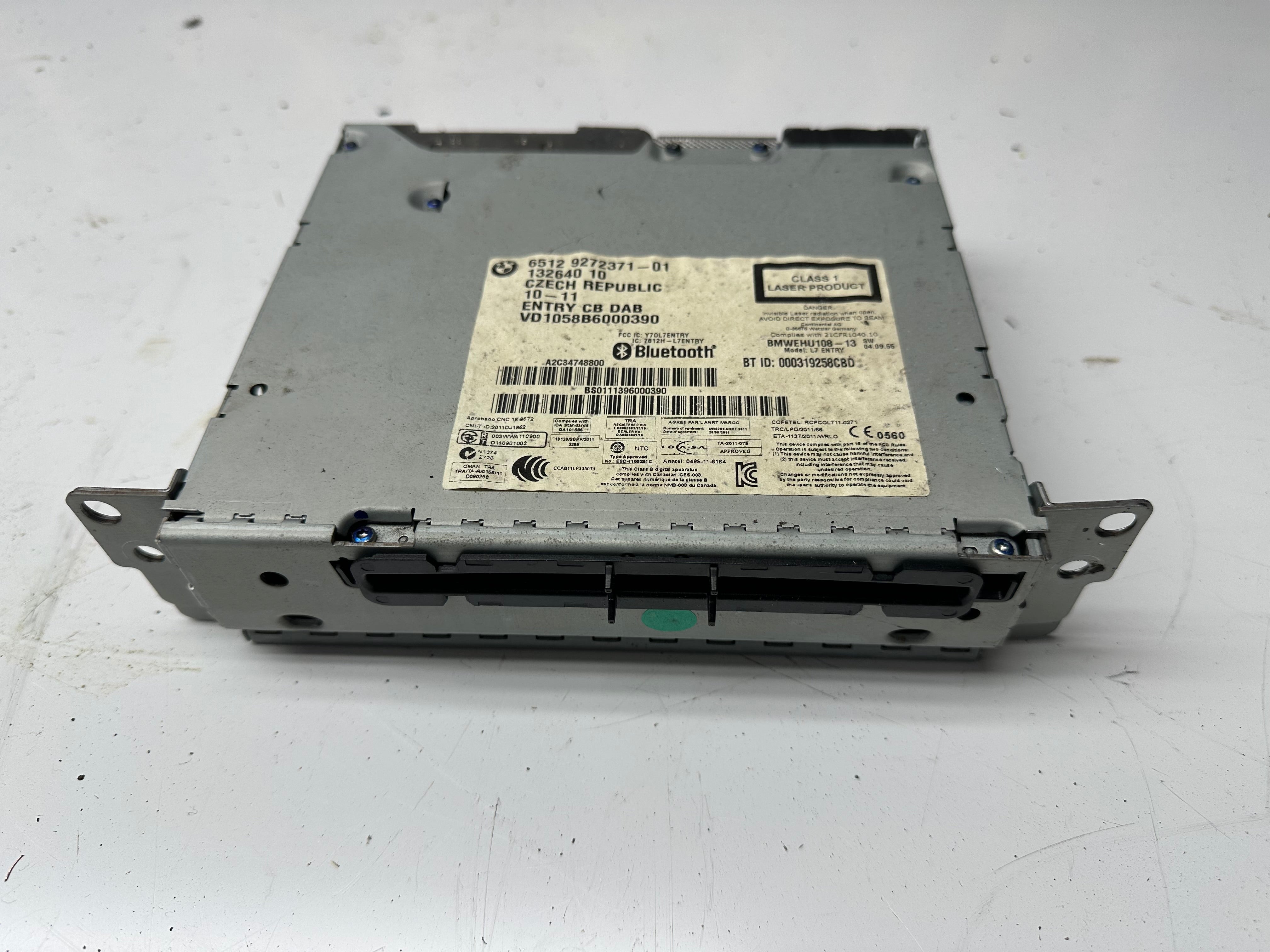 BMW F20 F21 F30 F31 Alpine CD DAB Head Unit Audio - Radio Player (6512 9272371-01) (132640 10)