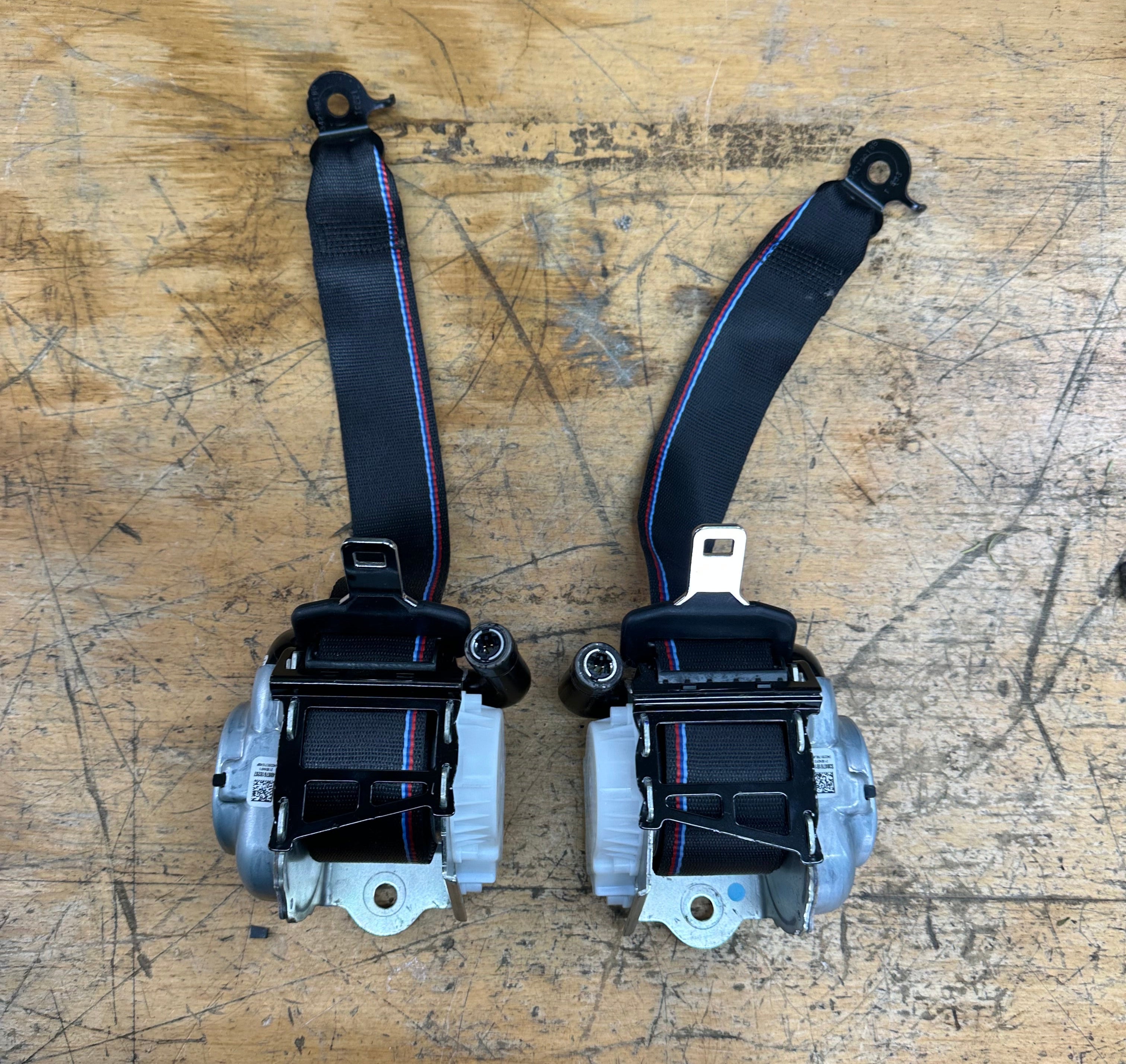 BMW X3M X4 G01 G02 F97 F98 Rear Left & Right Upper Seat Belts (34133470) (34133471)