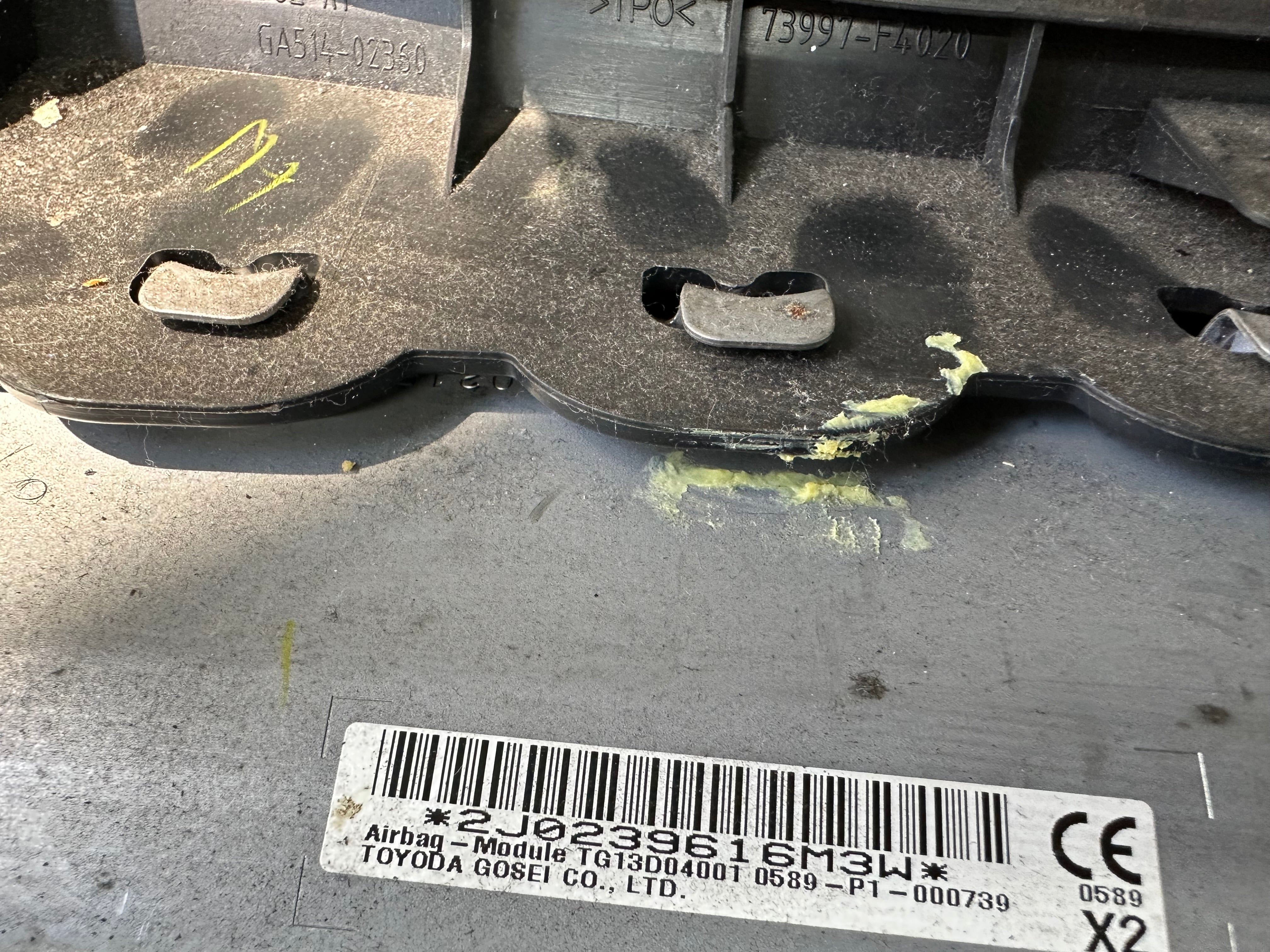 Toyota C-HR 2020 Complete Airbag Kit with Steering Wheel