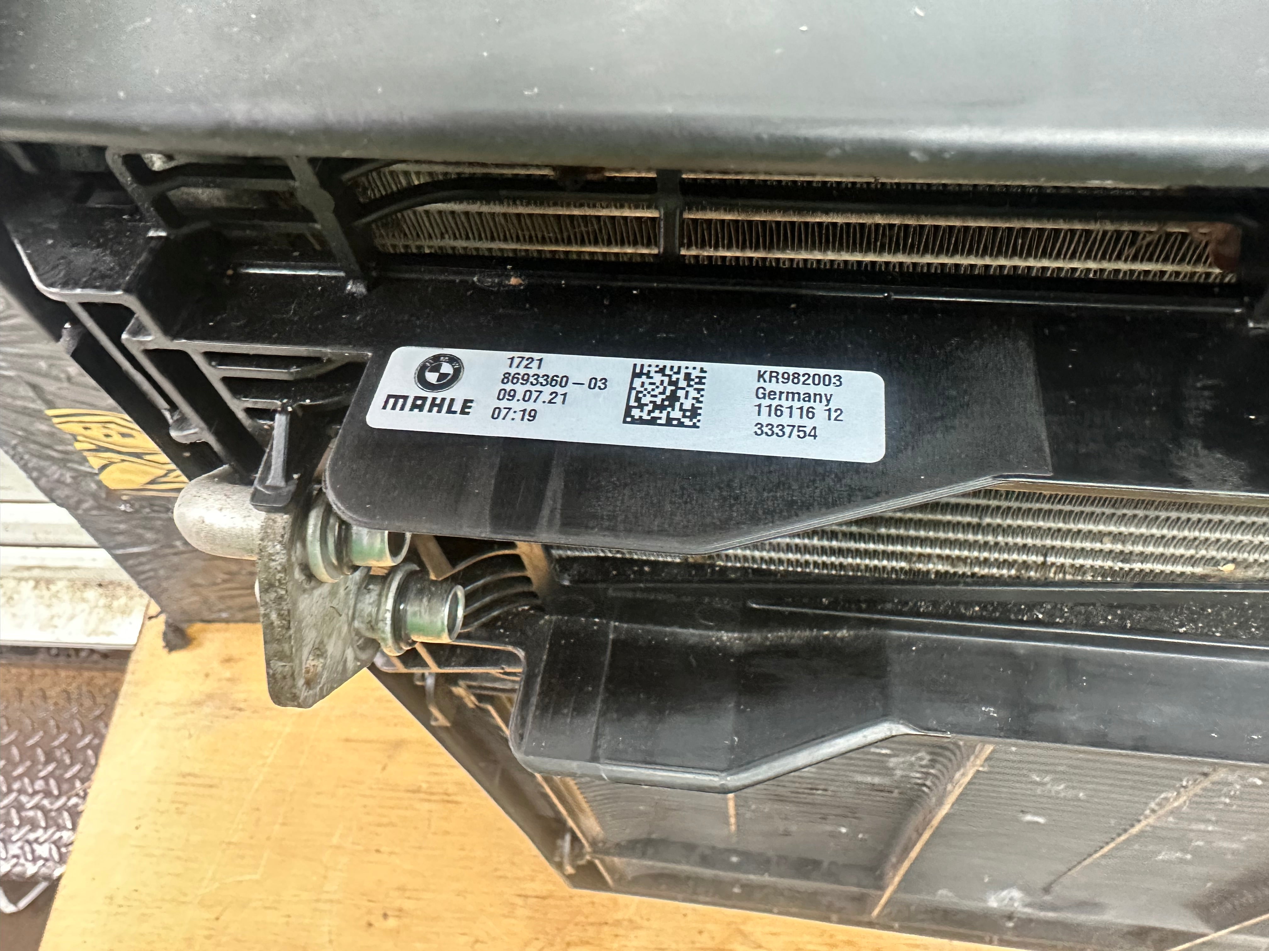 BMW X3 Series M Competition Radiator Pack Fan Housing (8665241-03) (8487639-02)