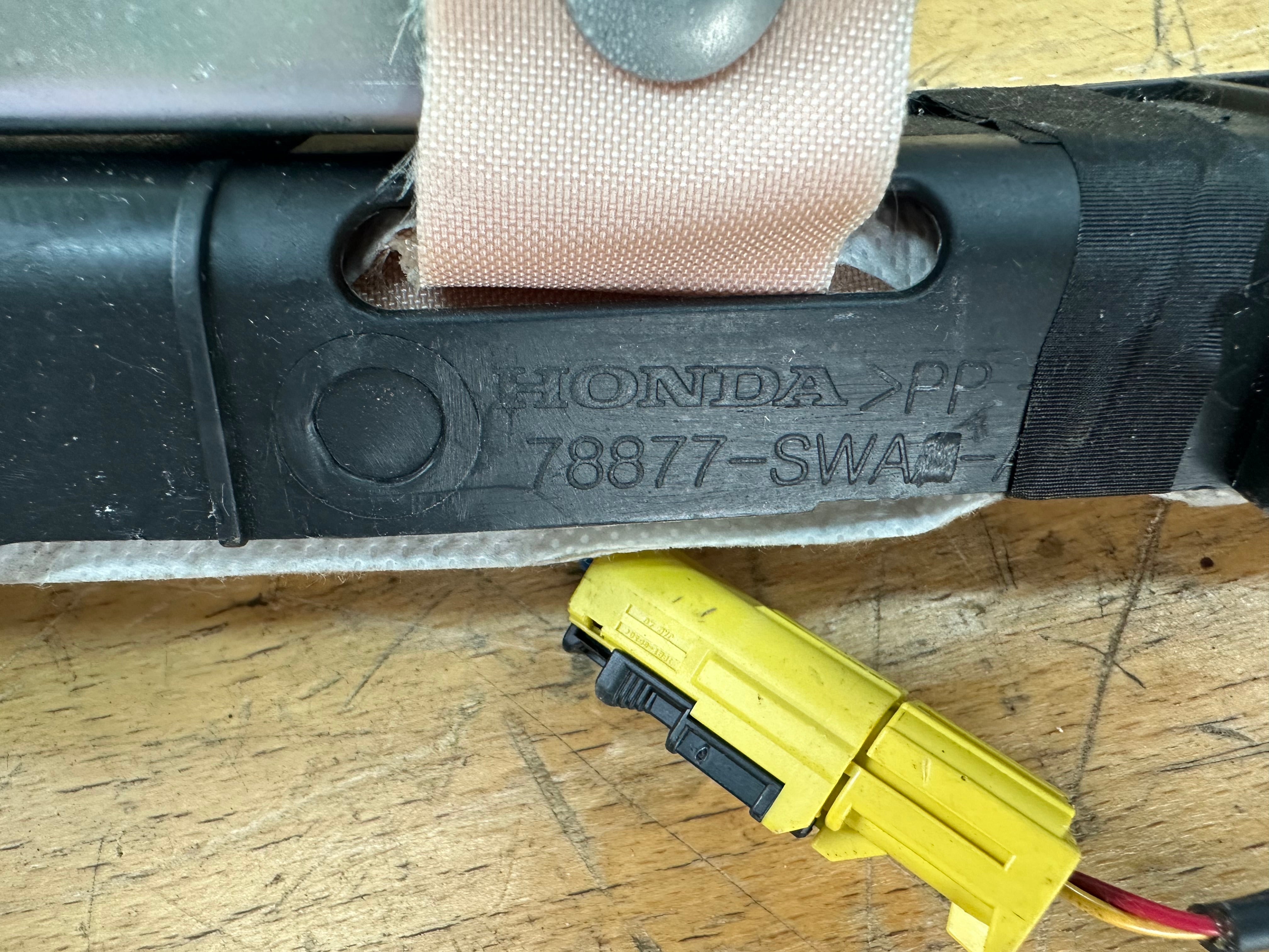 Honda CR-V Mk3 Front Left Roof Curtain Airbag (W657-1031-200) (78850-SWA-E710-00)