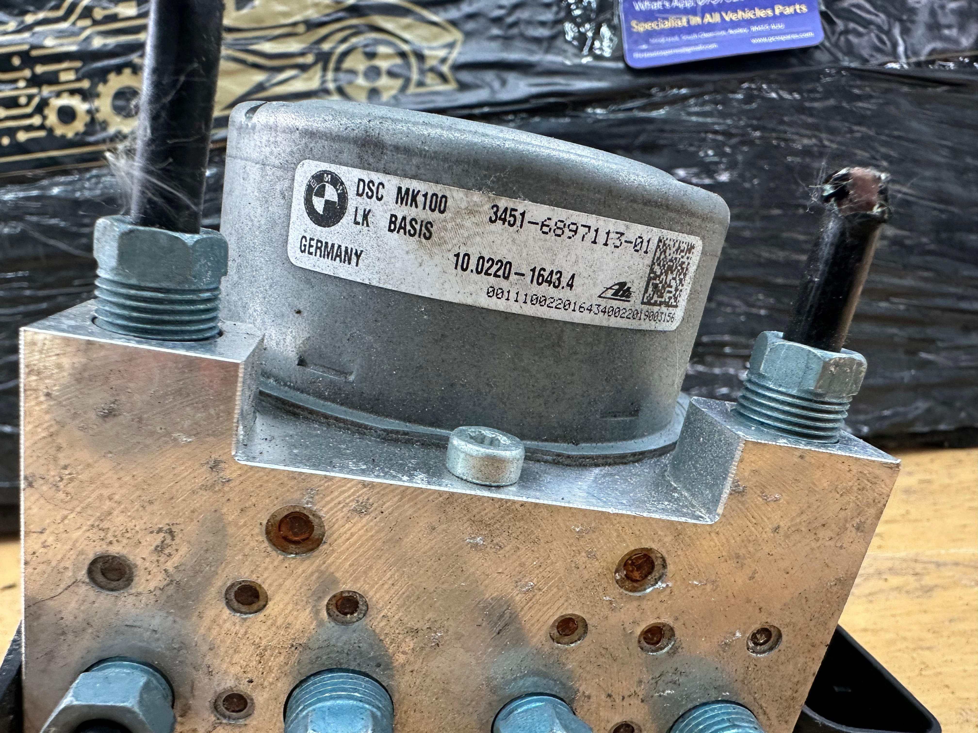 BMW 1 2 3 4 Series F20 F30 F32 2015-20 ABS Pump & Module (6897114) (345168971)