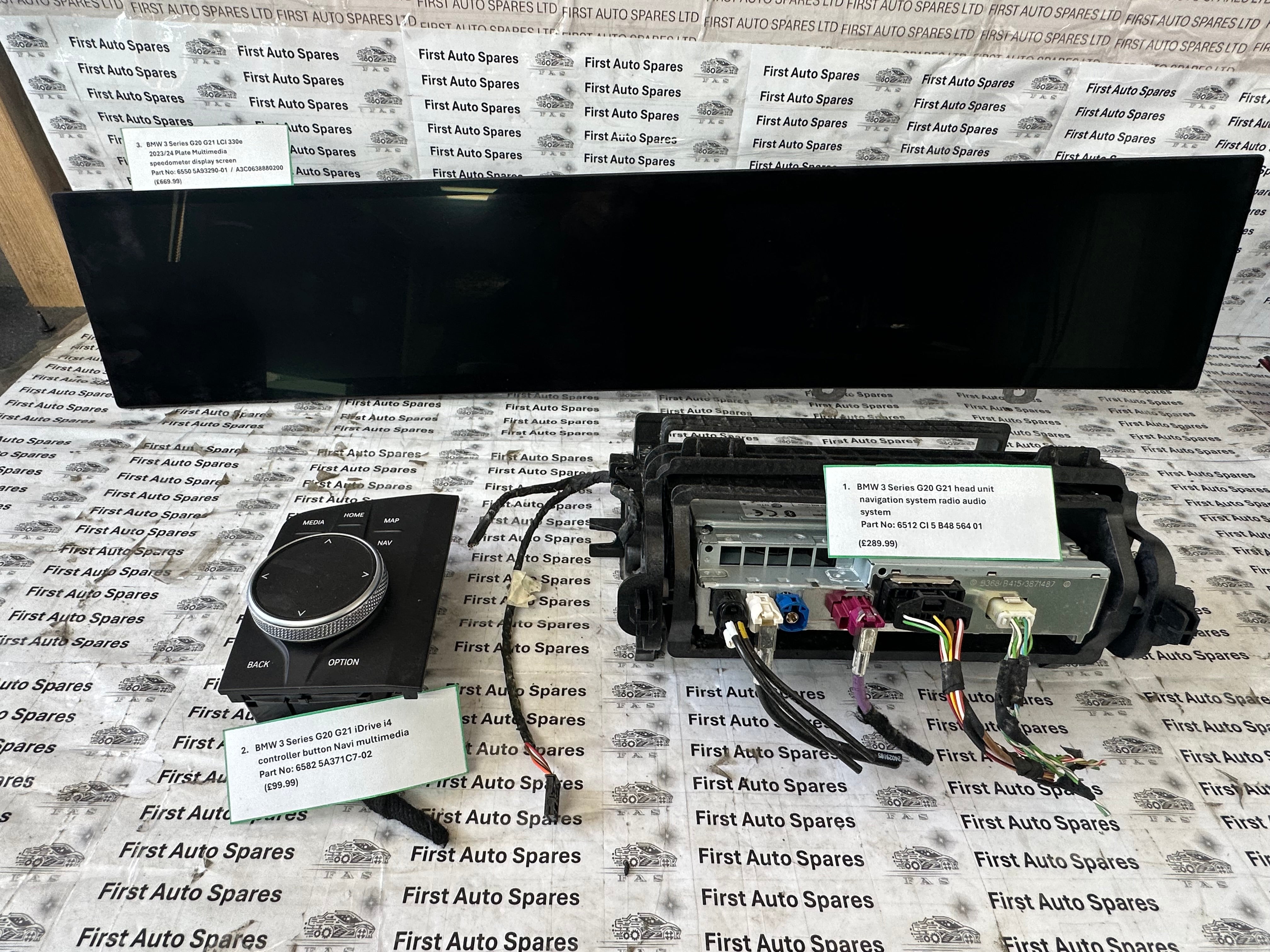 BMW G20 G21 LCI G28 G26 G80 I4 Complete HU Harman System, Multimedia & Navigation (6512 CI 5 B48 564 01)