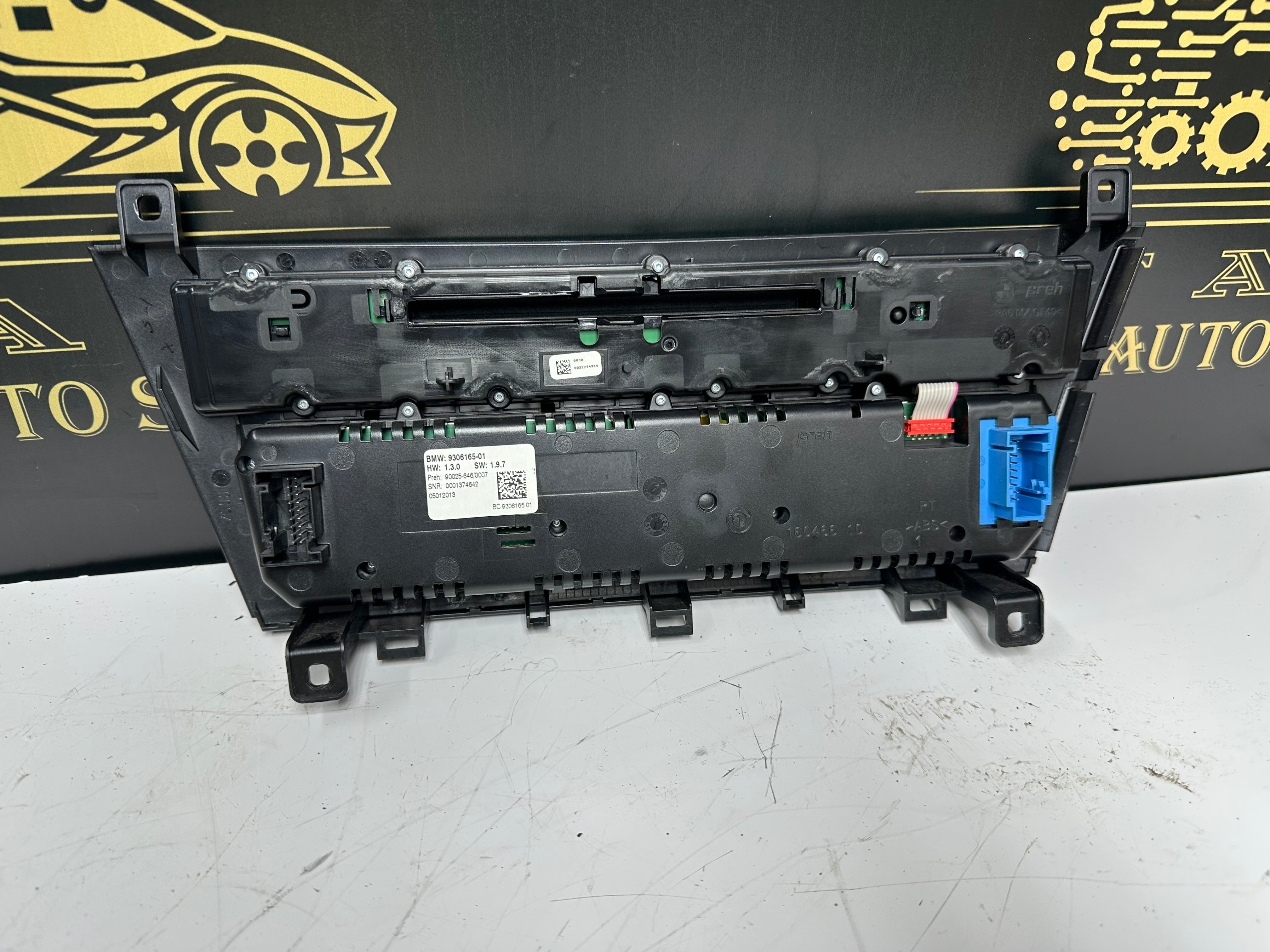 BMW F12 F06 AC Heater Climate Control Panel/Radio CD (9306165-01)