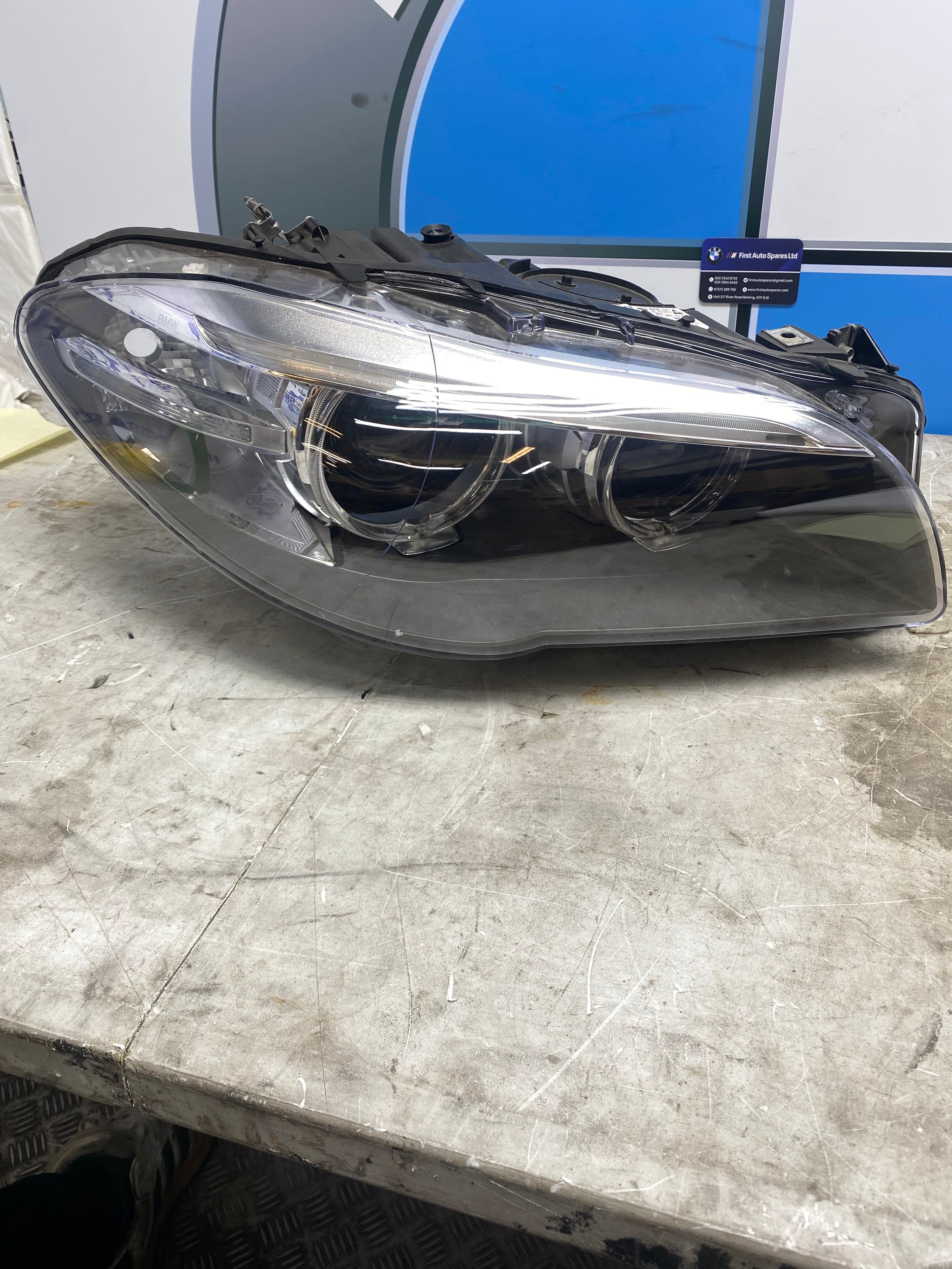 BMW 5 Series F10/F11 Front Driver Side Headlight Bi-Xenon 2013–2017 Facelift
