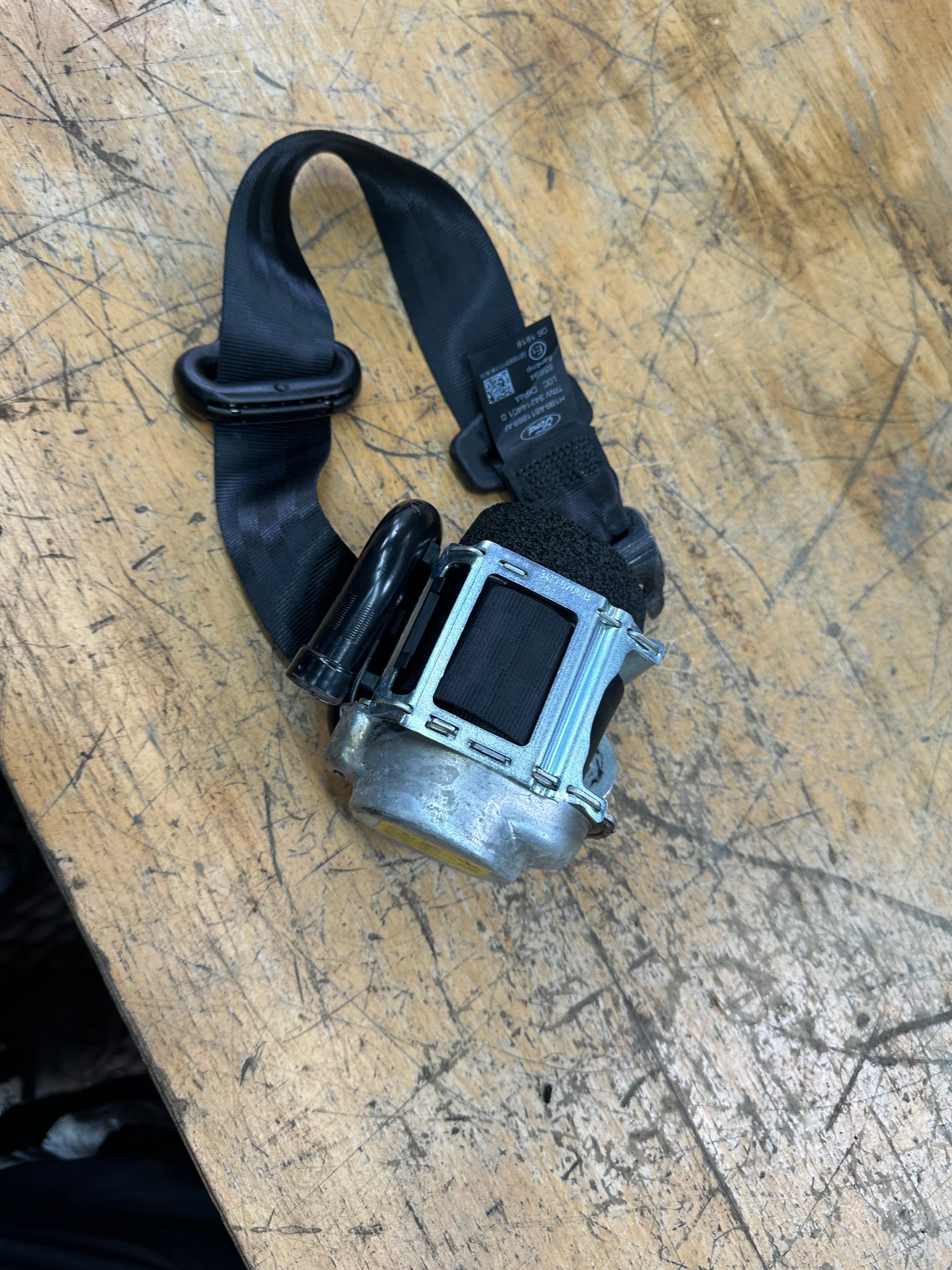 Ford Fiesta Mk8 Rear Right 2nd Row Seat Belt (H1BB-A611B68-AF) (34133468E)