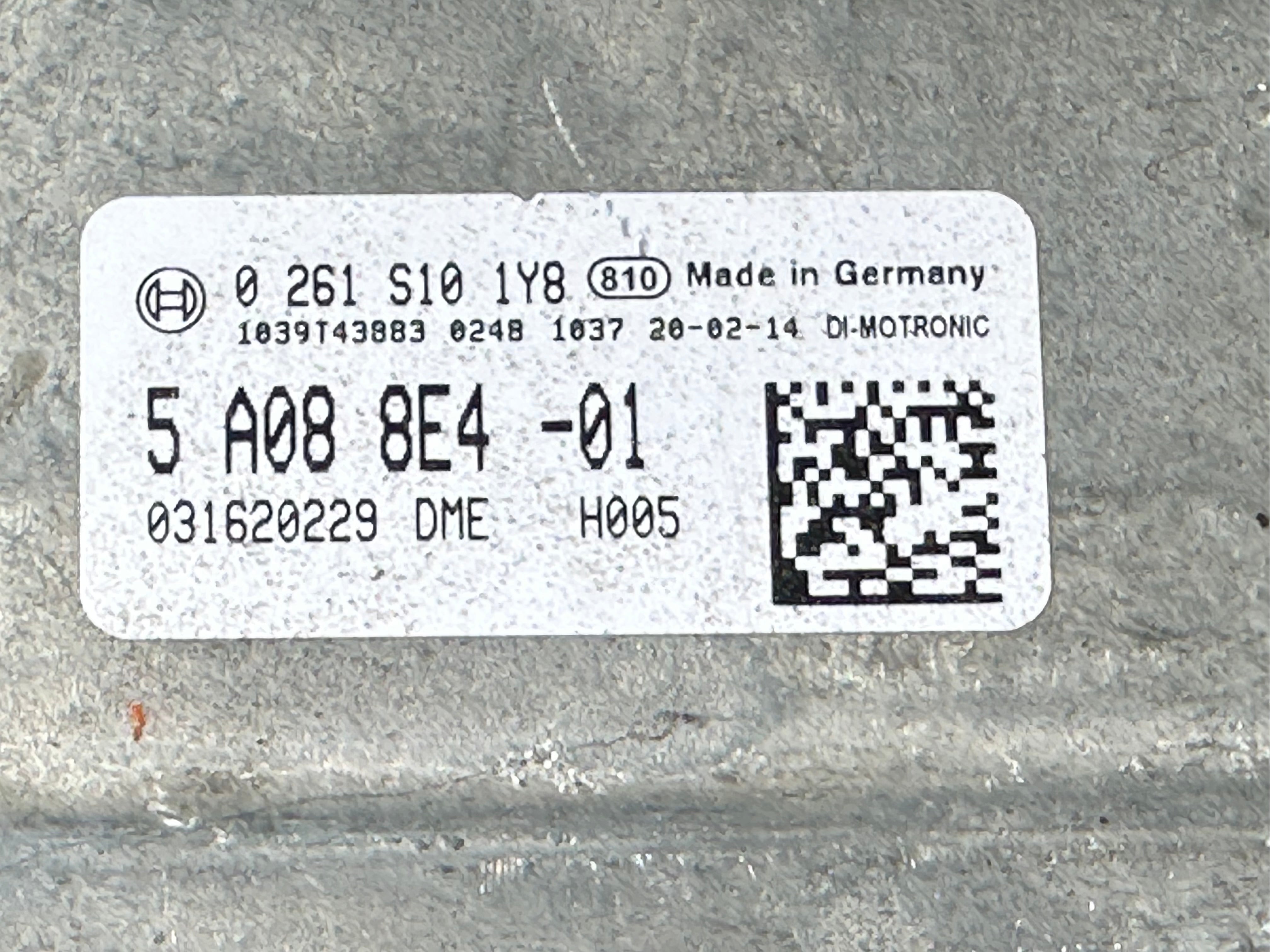 BMW 3 Series G20 2018–2025 Engine Control Module ECU 2.0 Petrol B48 (5A088E4) (5A088E4-01)