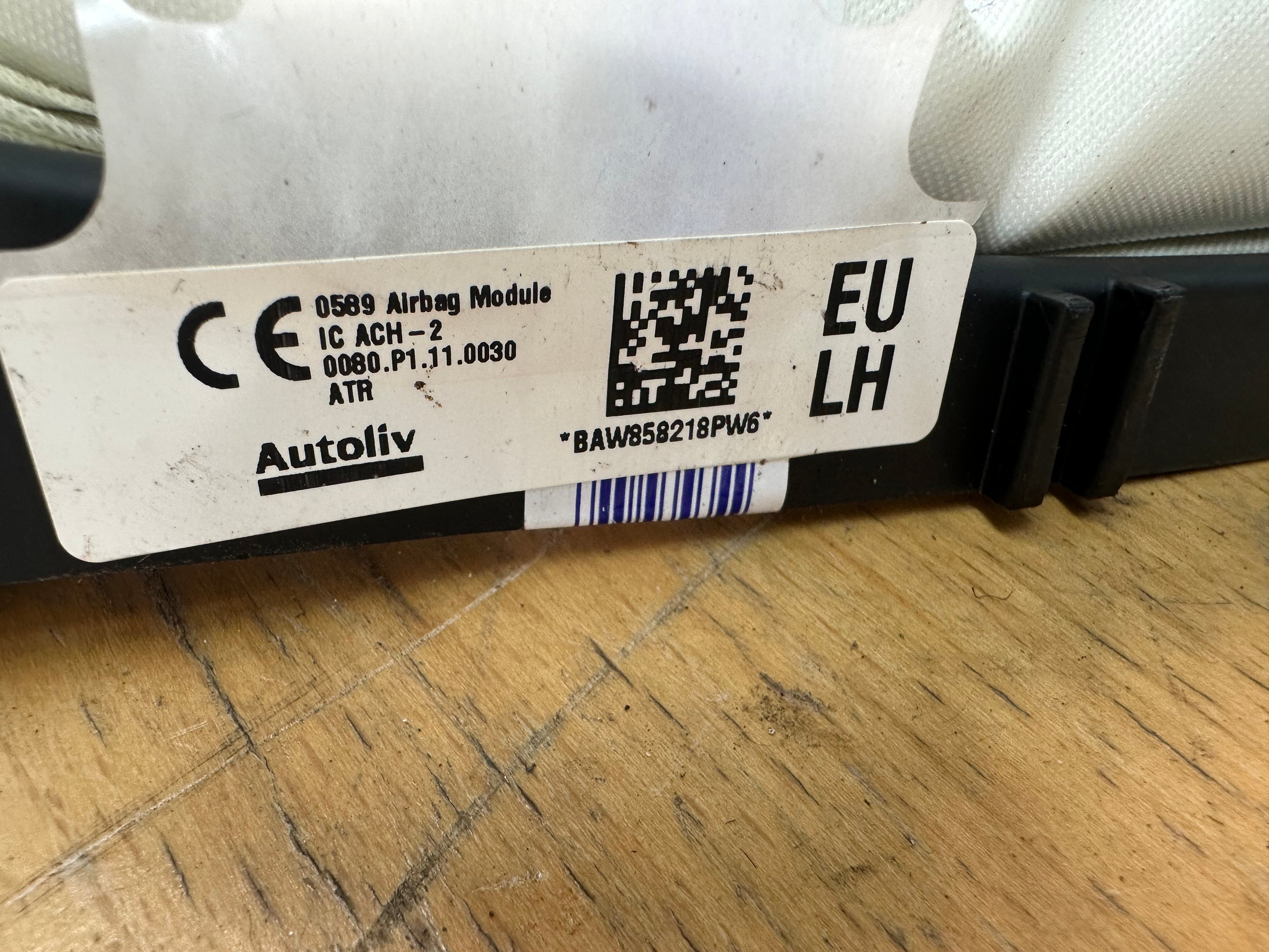 Toyota C-HR AX10 Left Passenger Side Roof Curtain Airbag (0080.P1.11.0030) (6298081)