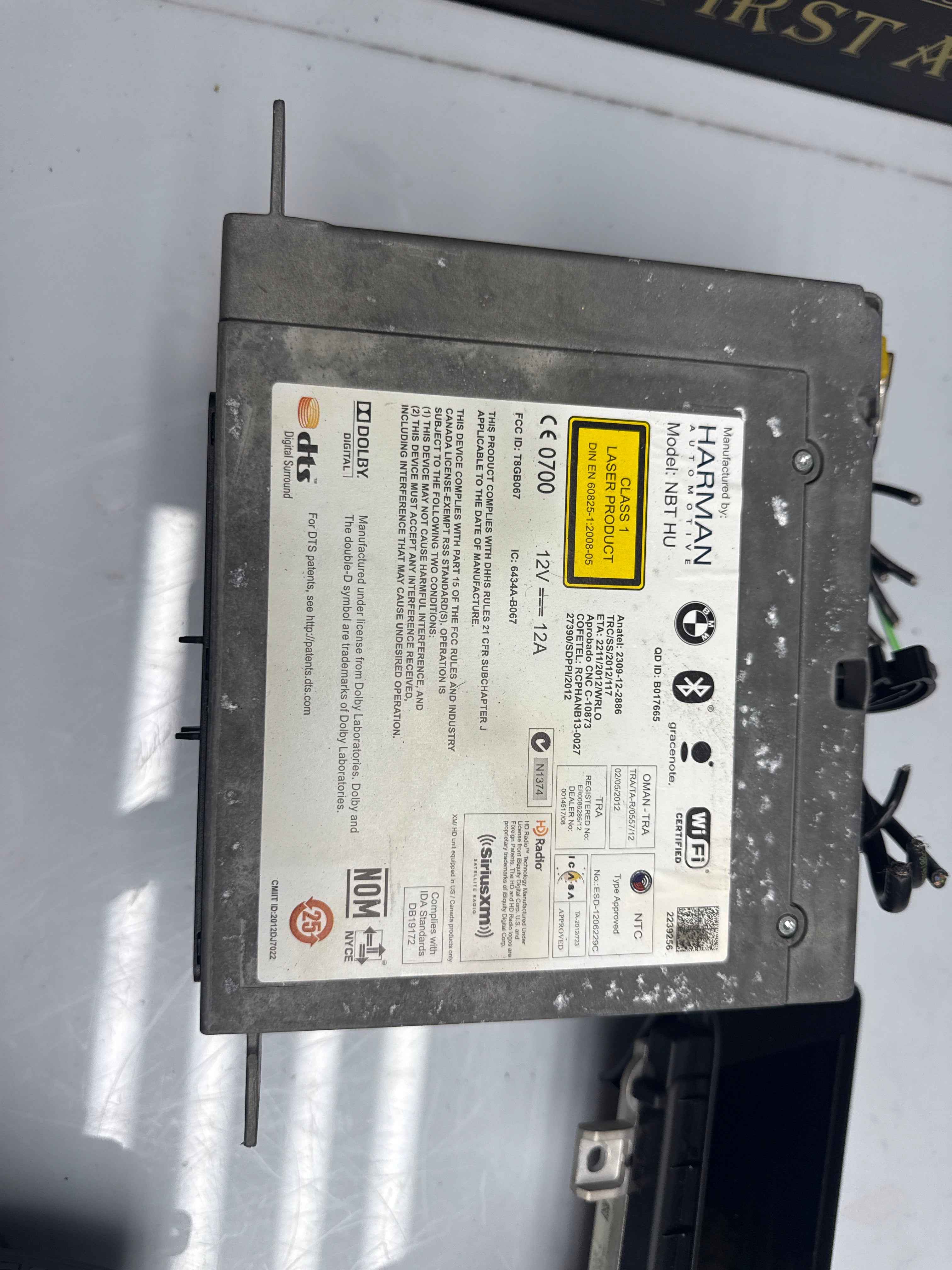 BMW F31 F32 F33 F36 Complete Harman HU NBT Navigation iDrive System