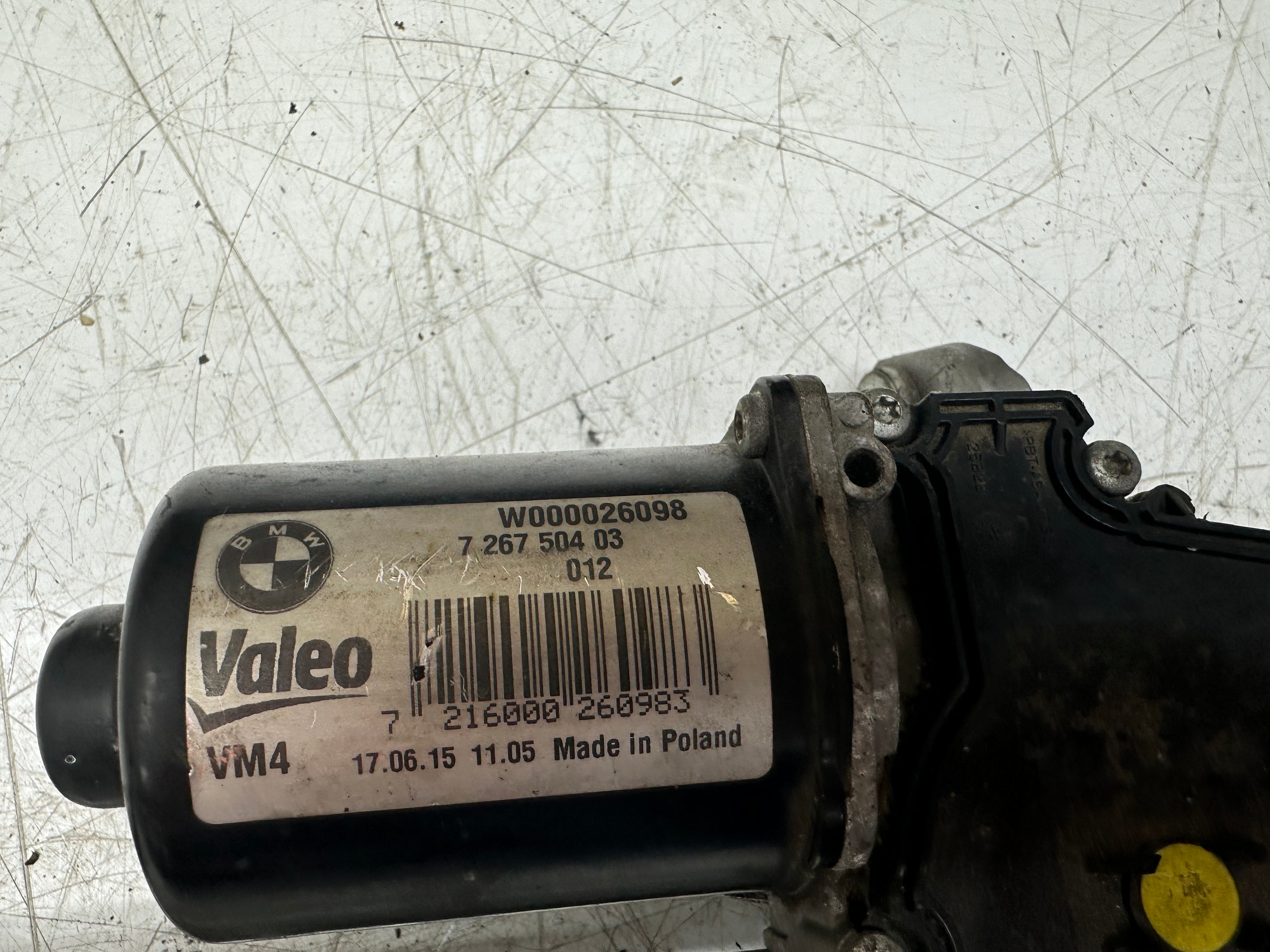 BMW 1 Series F21 Front Wiper Motor & Linkage (7267504 03)