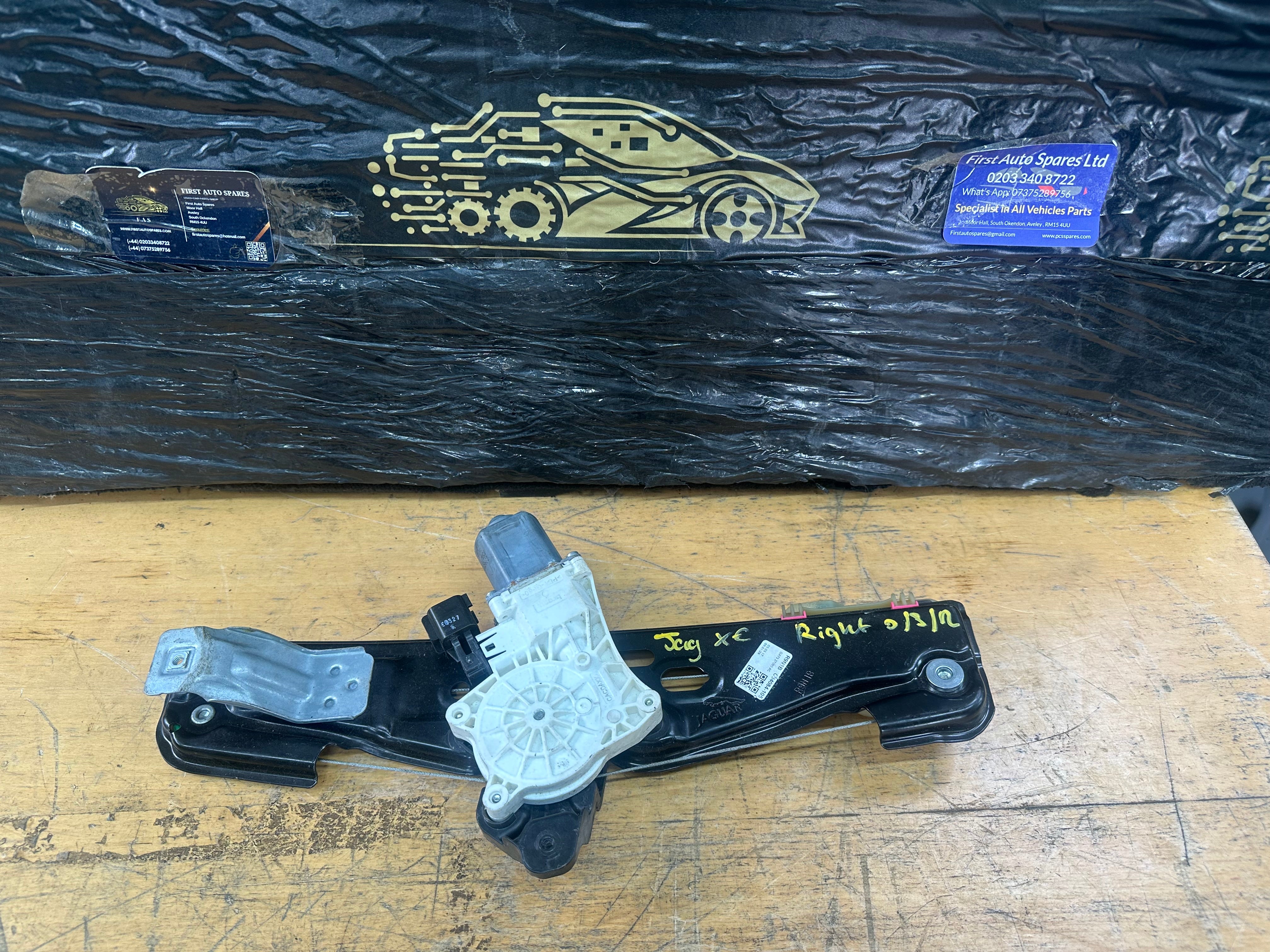 Jaguar XE 2015-2024 Right Rear O/S/R Window Regulator (C34084-105) (R9N1B)