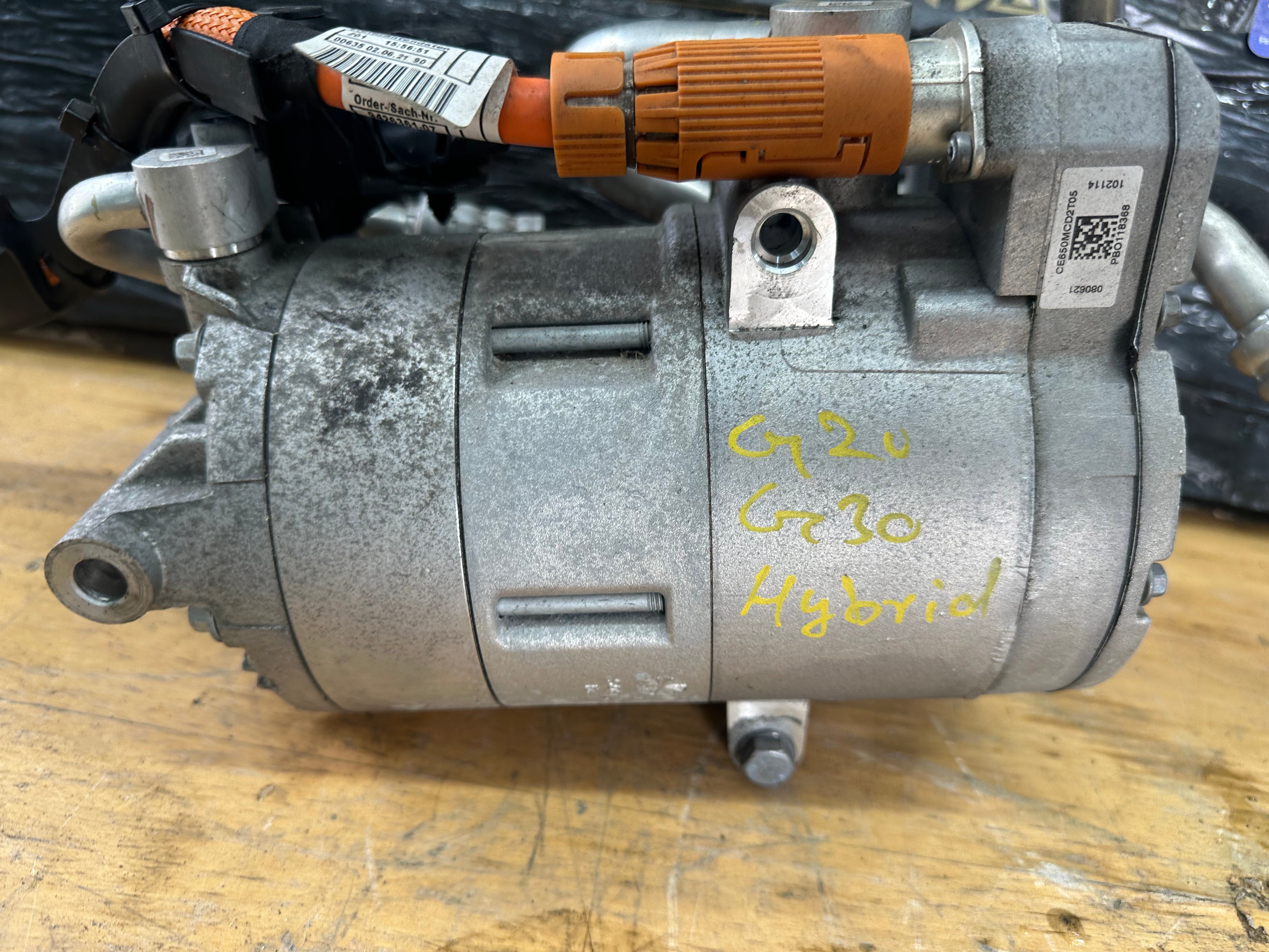 BMW 3 5 Series G20 G30 330e 530e A/C Air Con Compressor Pump 2.0 Hybrid (9496109)