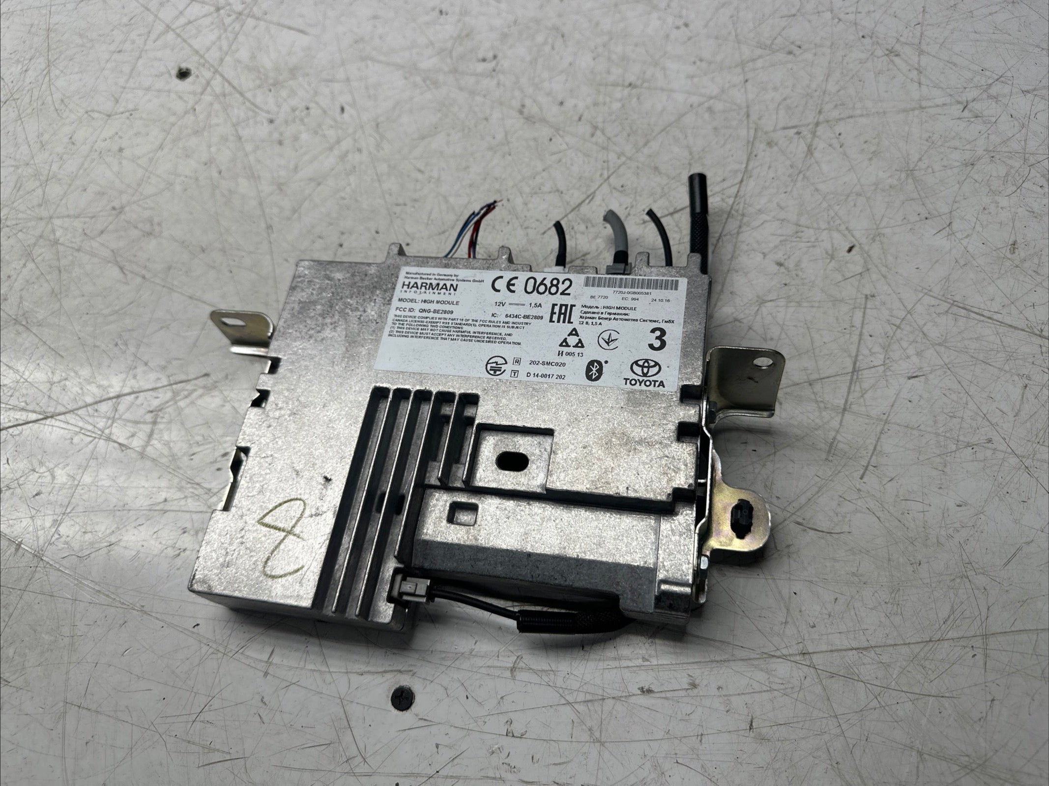 Toyota C-HR 2016–2023 GPS Navigation Control Unit Module (6434C-BE2809)