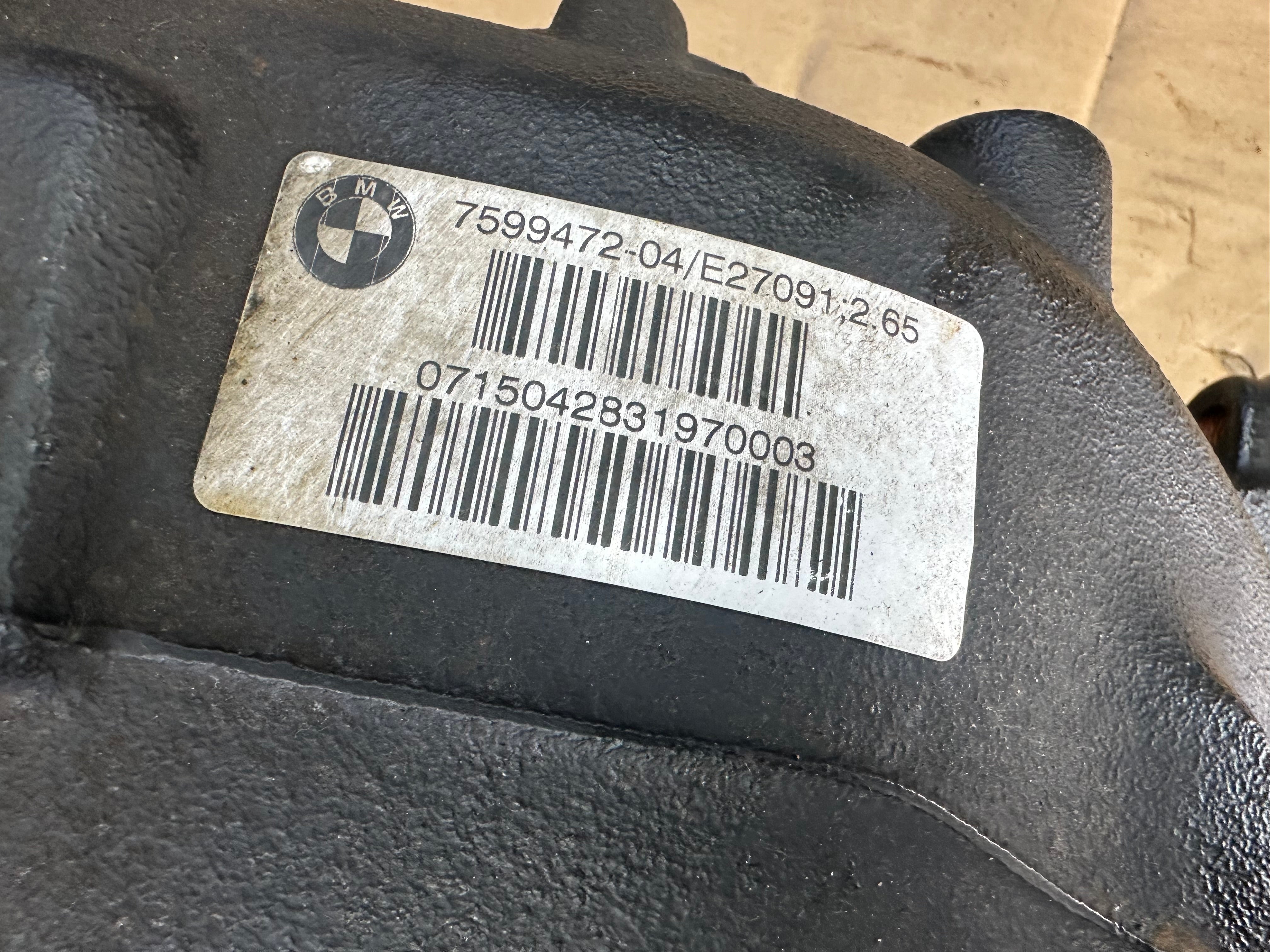 BMW 1, 3, 4 Series Automatic Rear Diff Differential 2.65 Ratio (7599472-04)