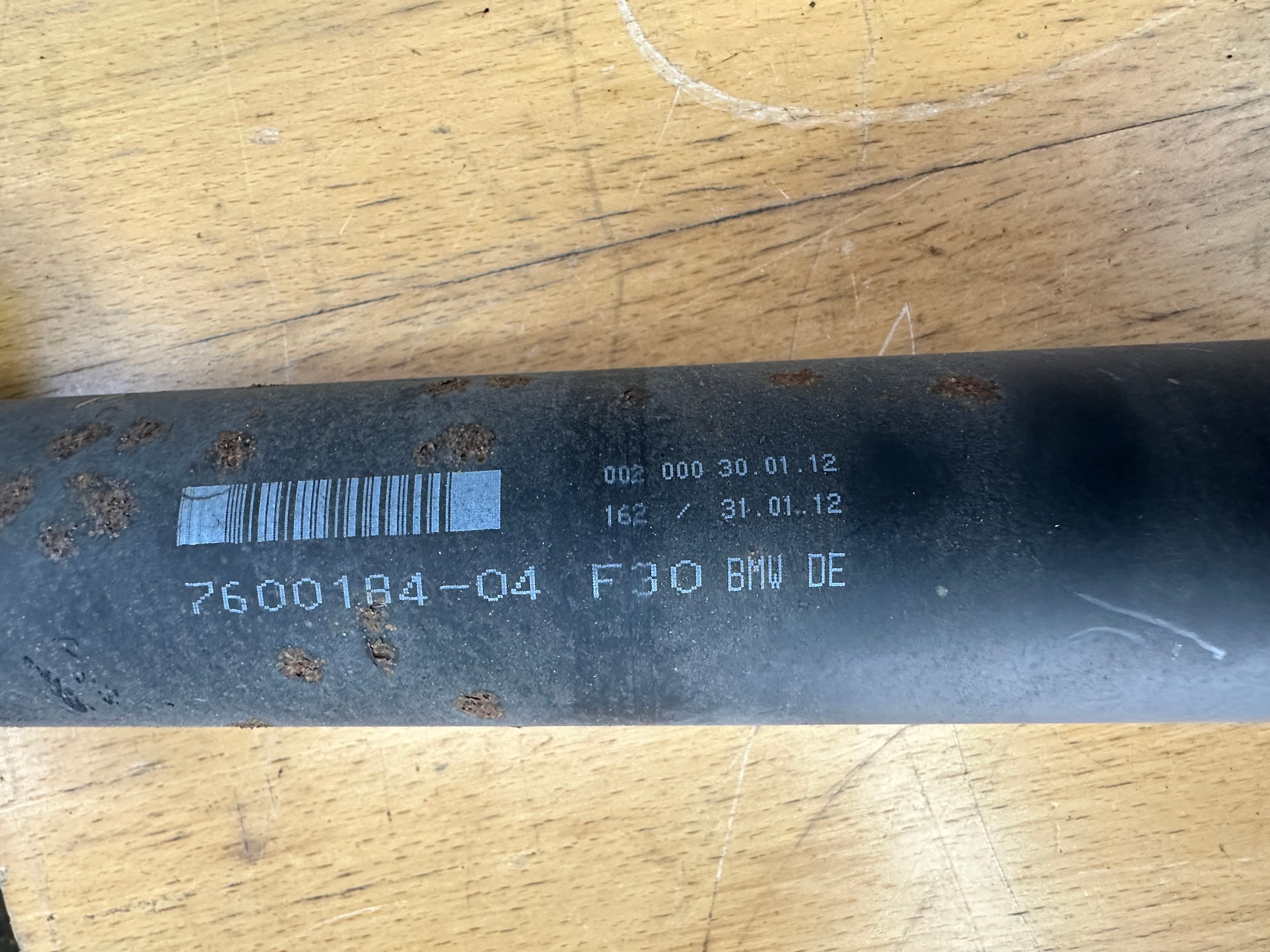 BMW 3 Series F30 Propshaft 2012-2018 (7600184-04)