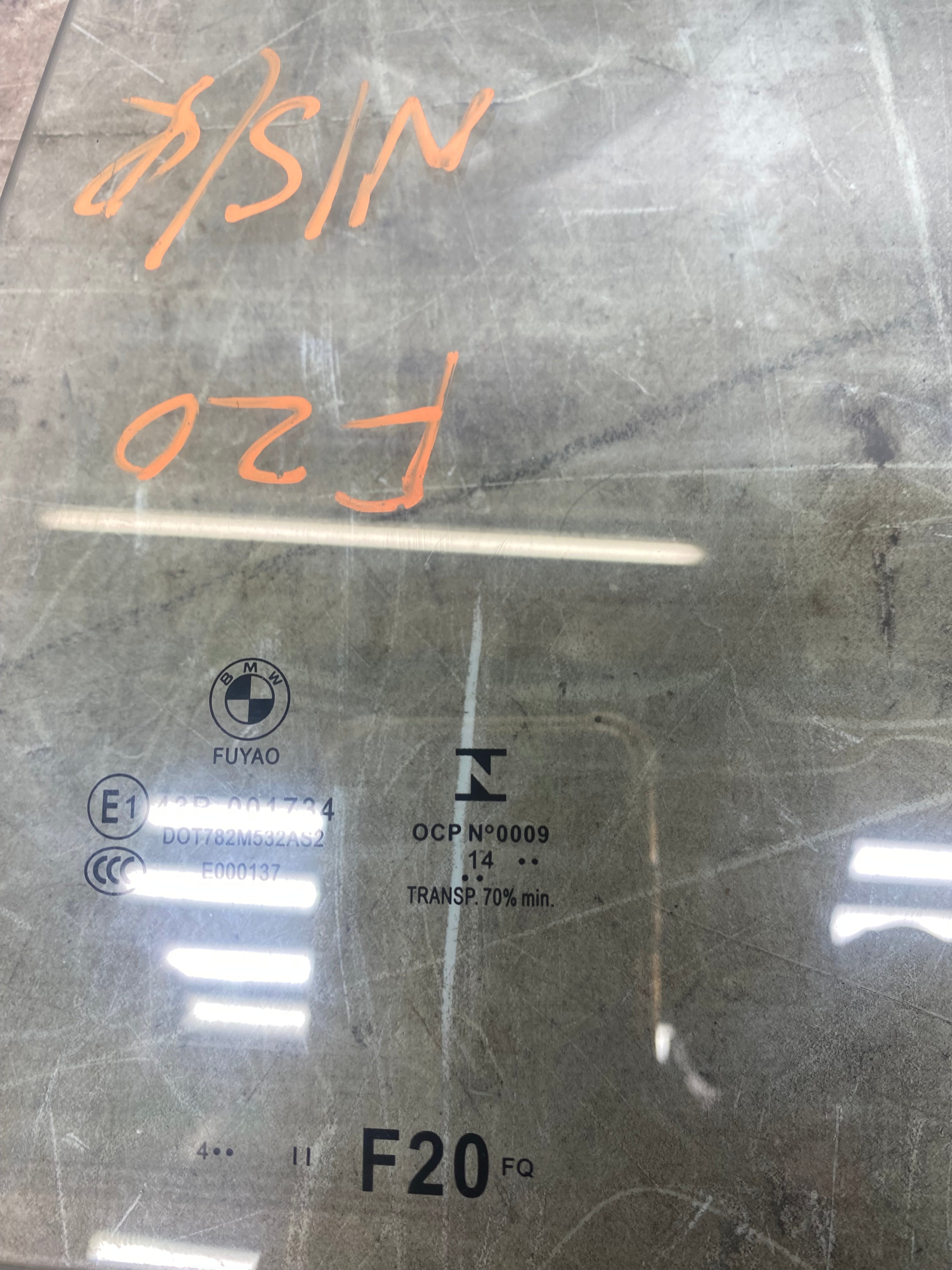 BMW 1 Series F20 Rear Passenger Side Window Glass – 2011–2019