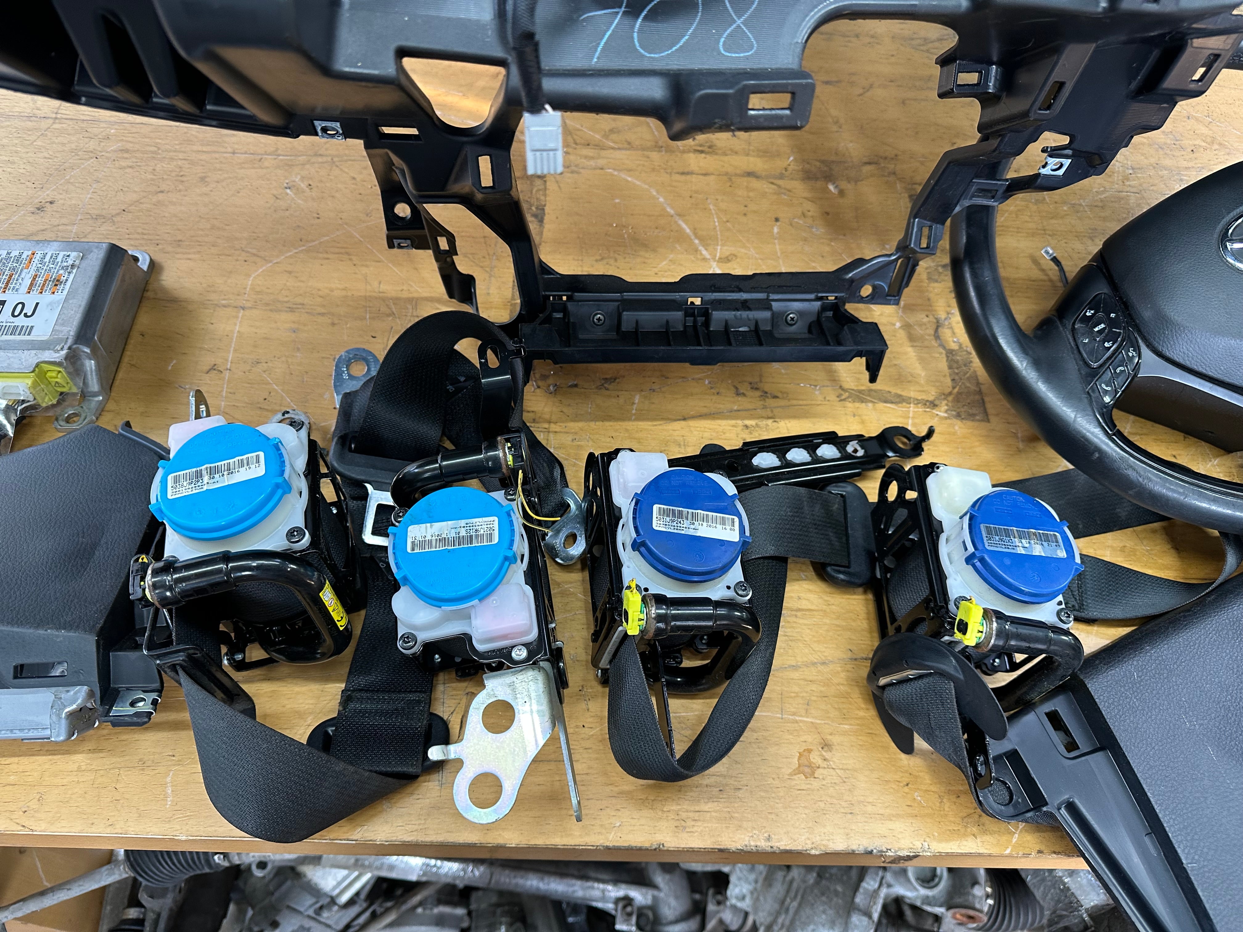 Toyota C-HR 2020 Complete Airbag Kit with Steering Wheel