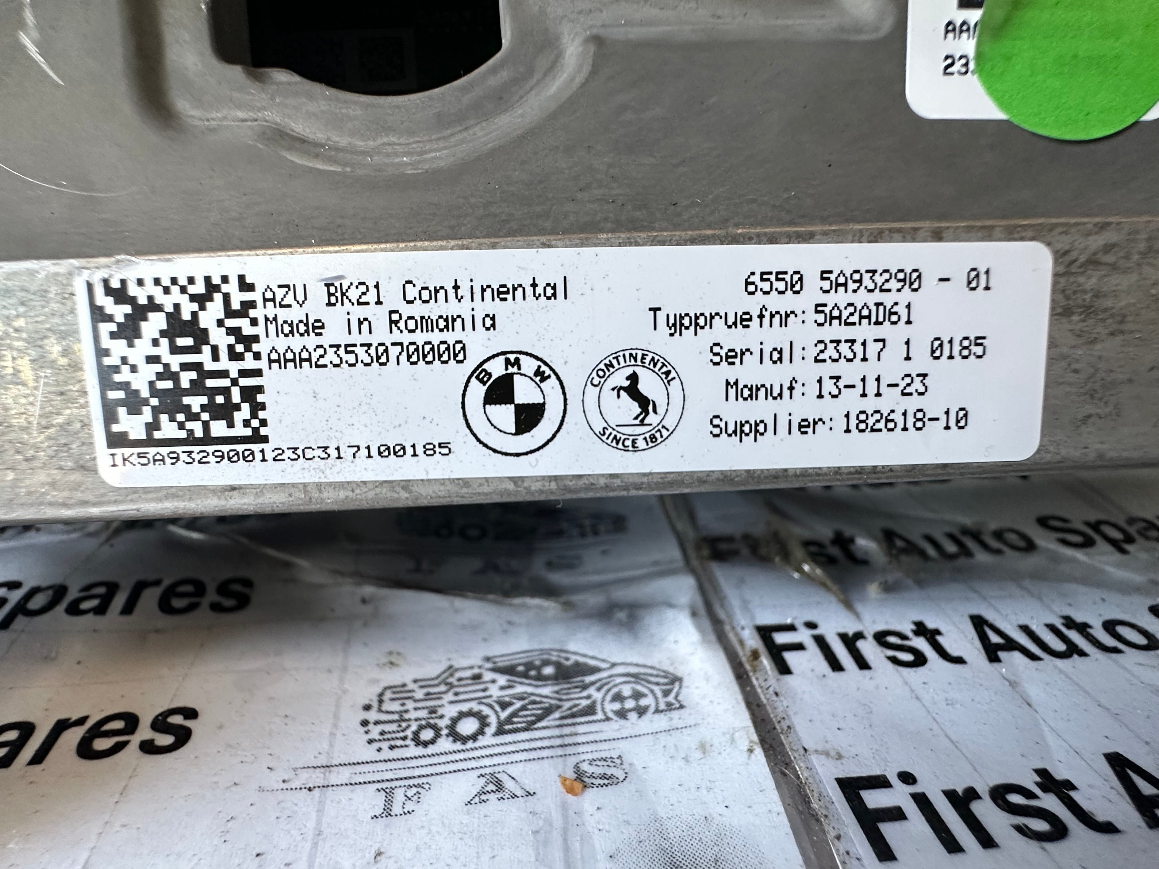 BMW G20 G21 LCI G28 G26 G80 I4 Complete HU Harman System, Multimedia & Navigation (6512 CI 5 B48 564 01)