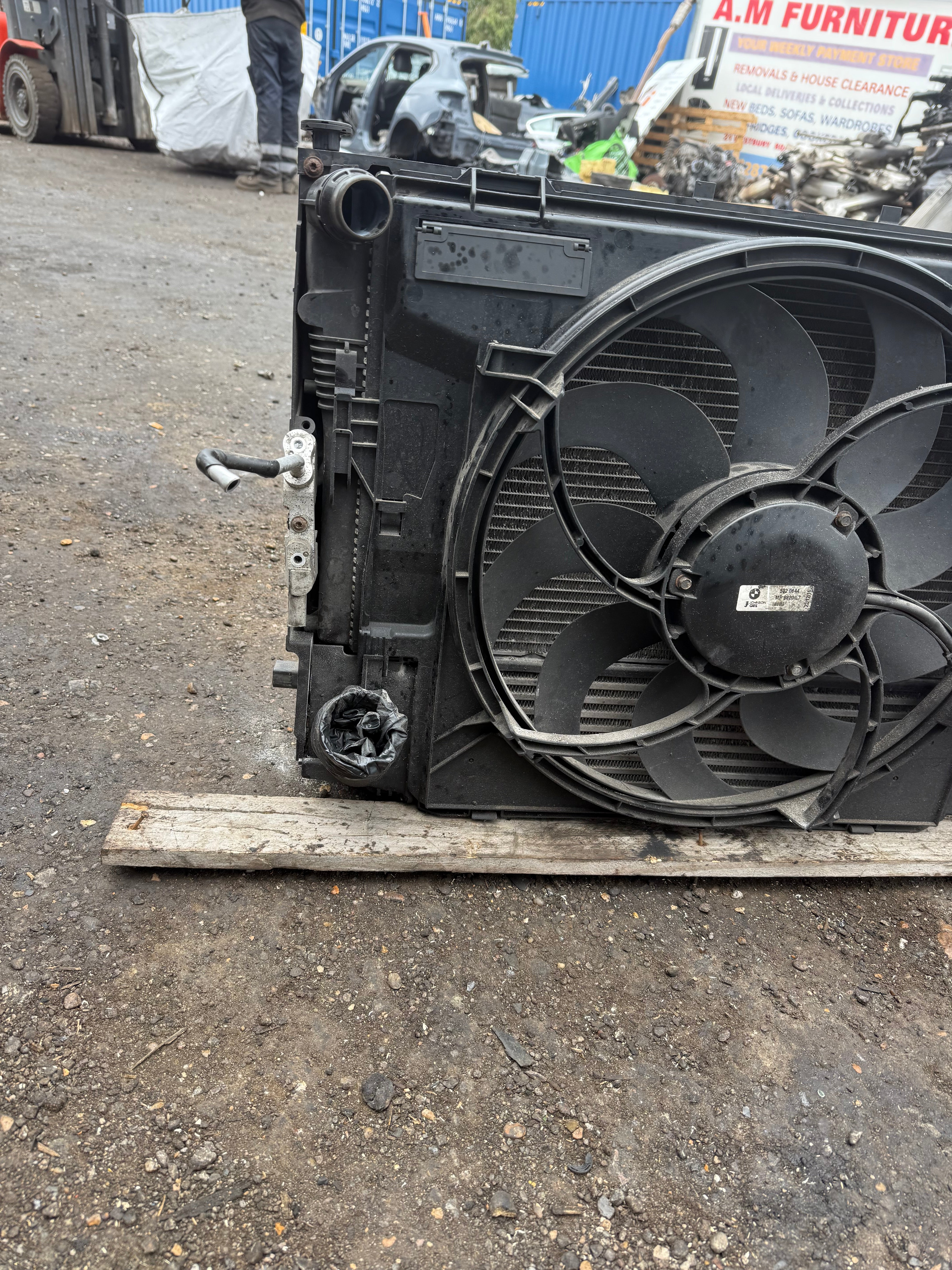 BMW 1 series radiator pack 1.6 petrol N13 engine manual