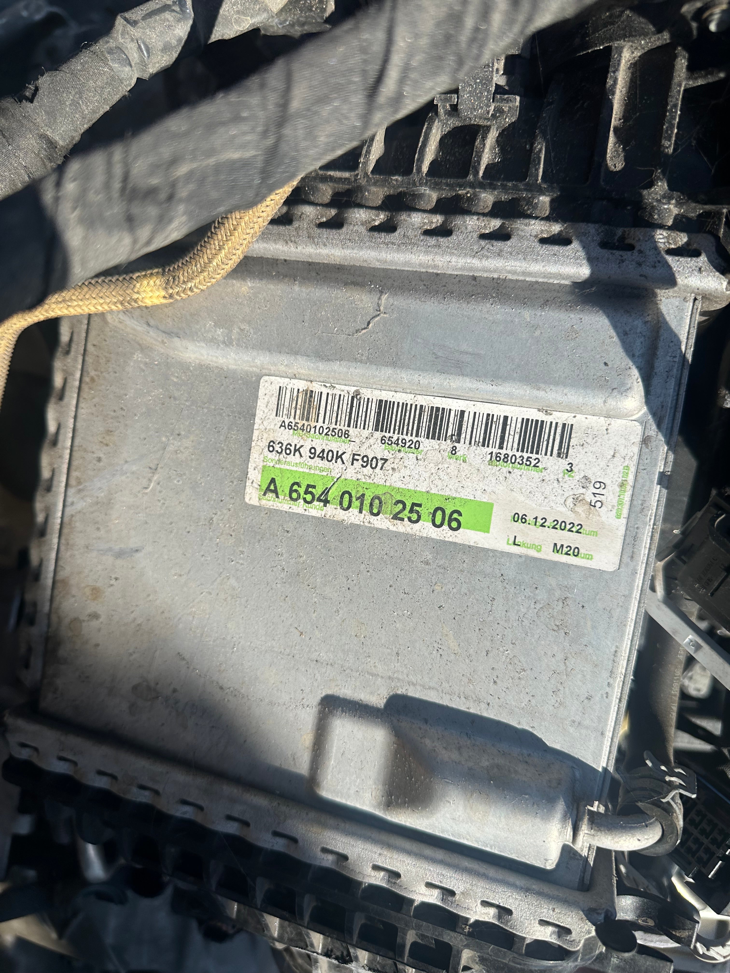 Mercedes-Benz Sprinter 2023 2.0 Diesel Complete Engine (Engine Code: 654920)