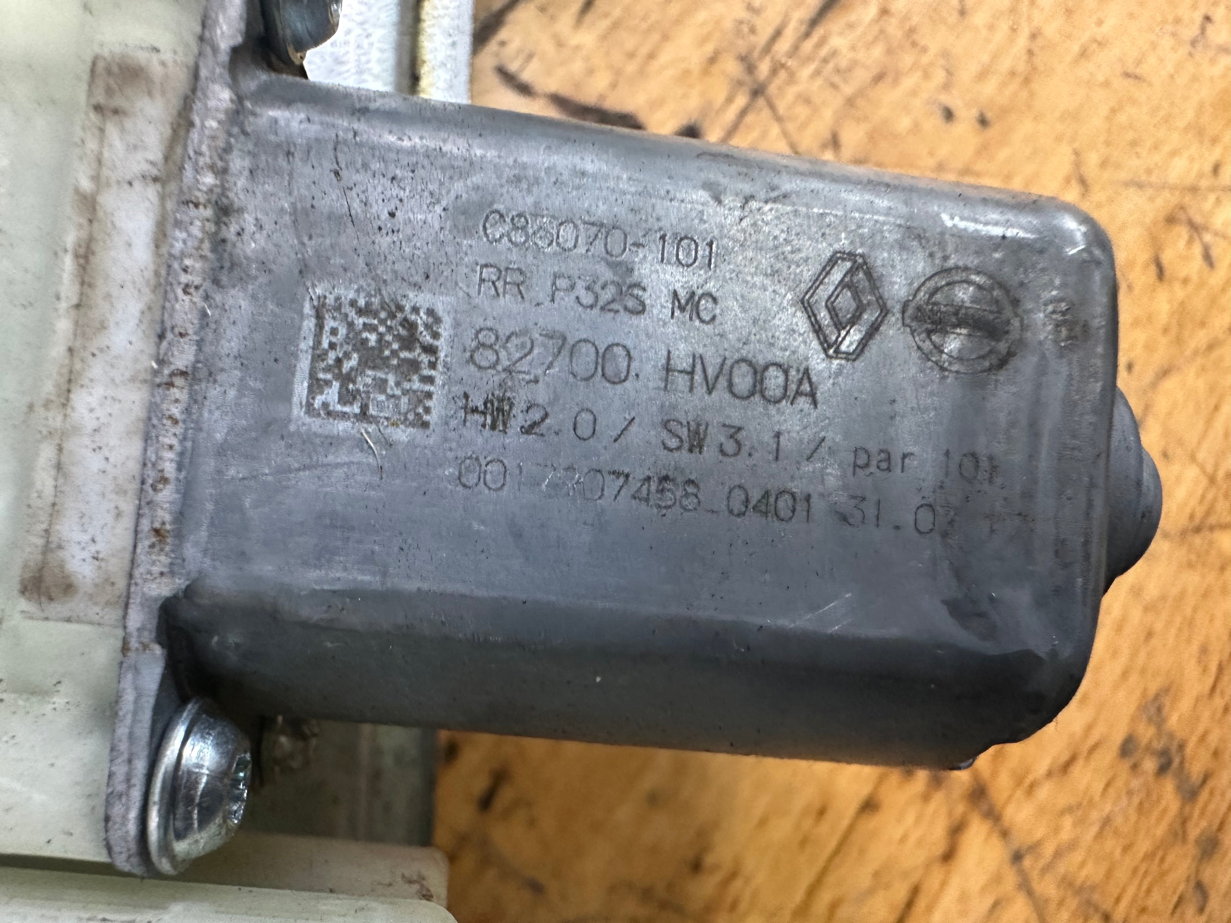 Nissan Qashqai J11 2014–21 Right Rear Window Regulator (82700HV00A) (C88540-101)