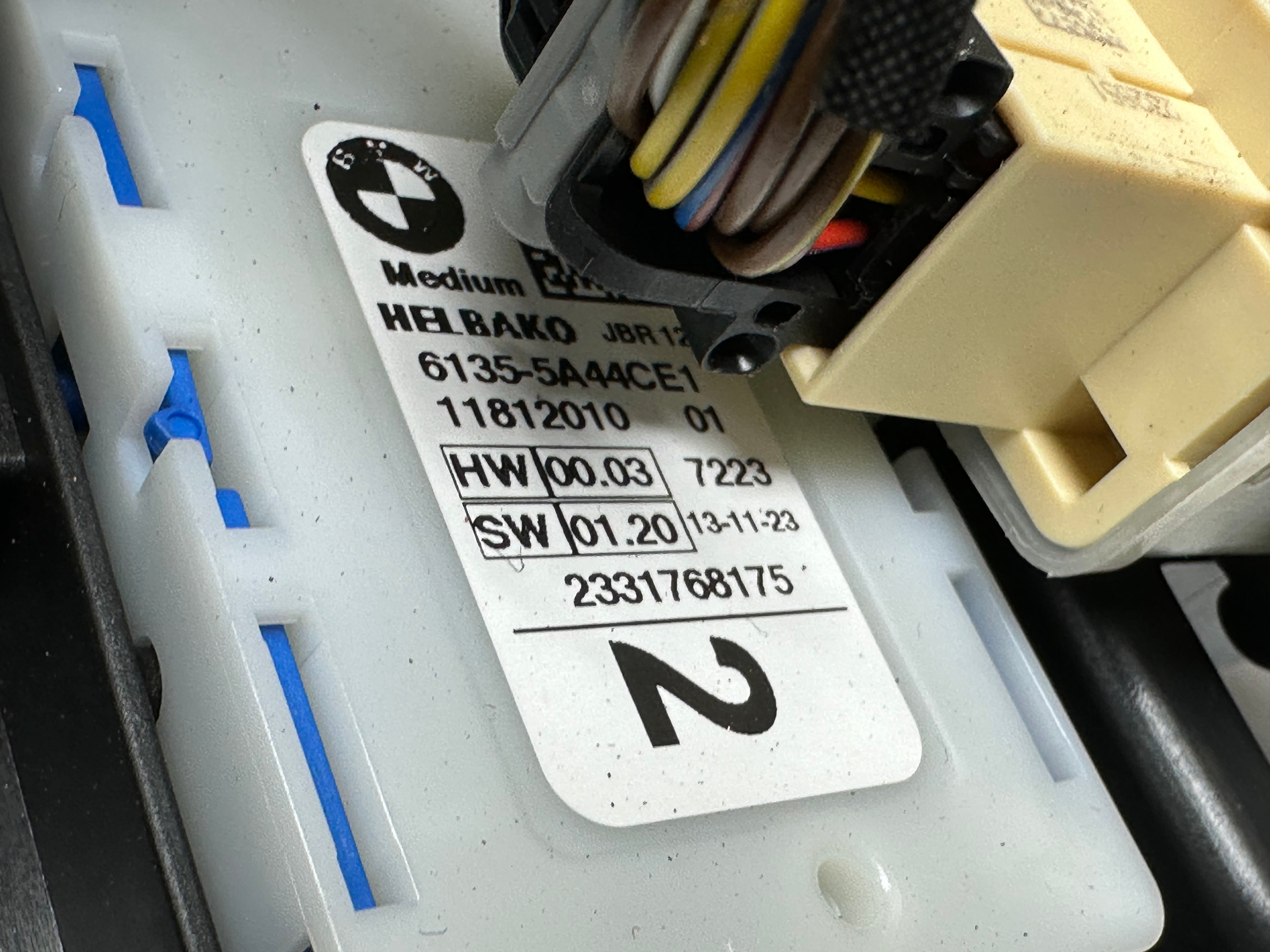 BMW 3 Series G20 330e 2023 Fuse Box Module & Control Module (6114 5A4CFB0-02)