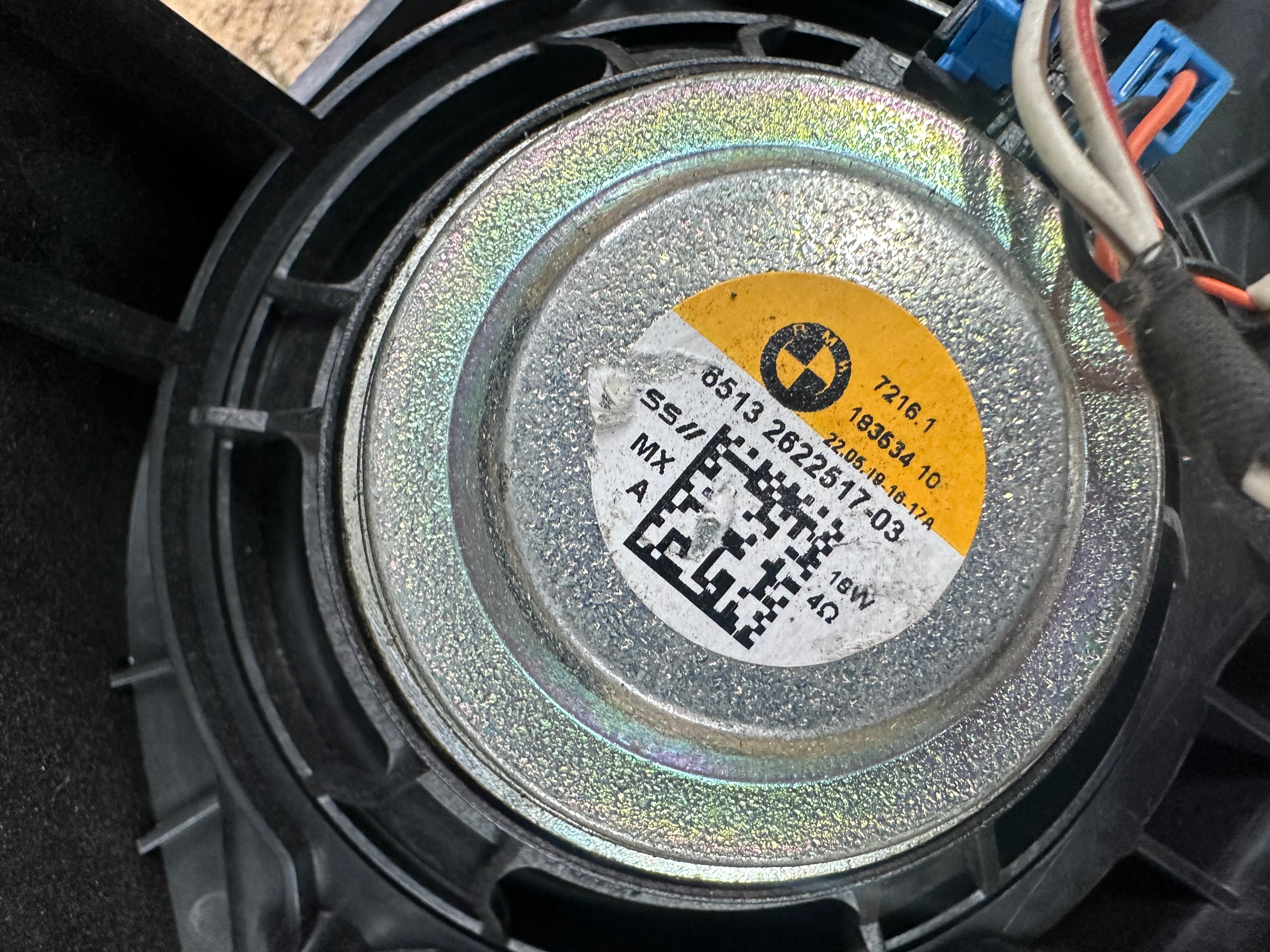 BMW X5 G05 2019 Rear Passenger Left Door Speaker (2622517) (30963640) (2622519)