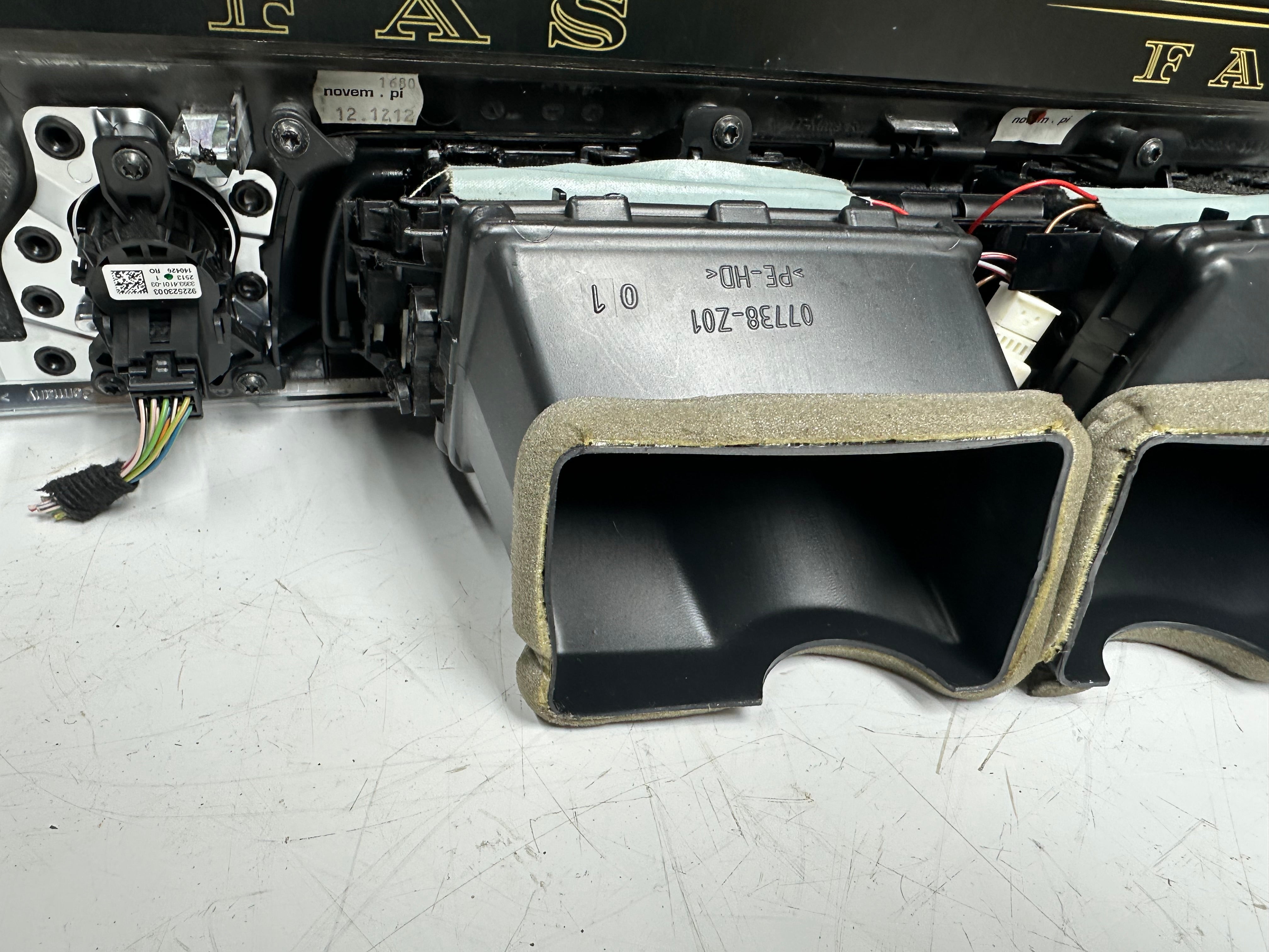 BMW 6 Series M Sport Gran Coupe Dash Air Vent Trim with Grilles & Start/Stop Button