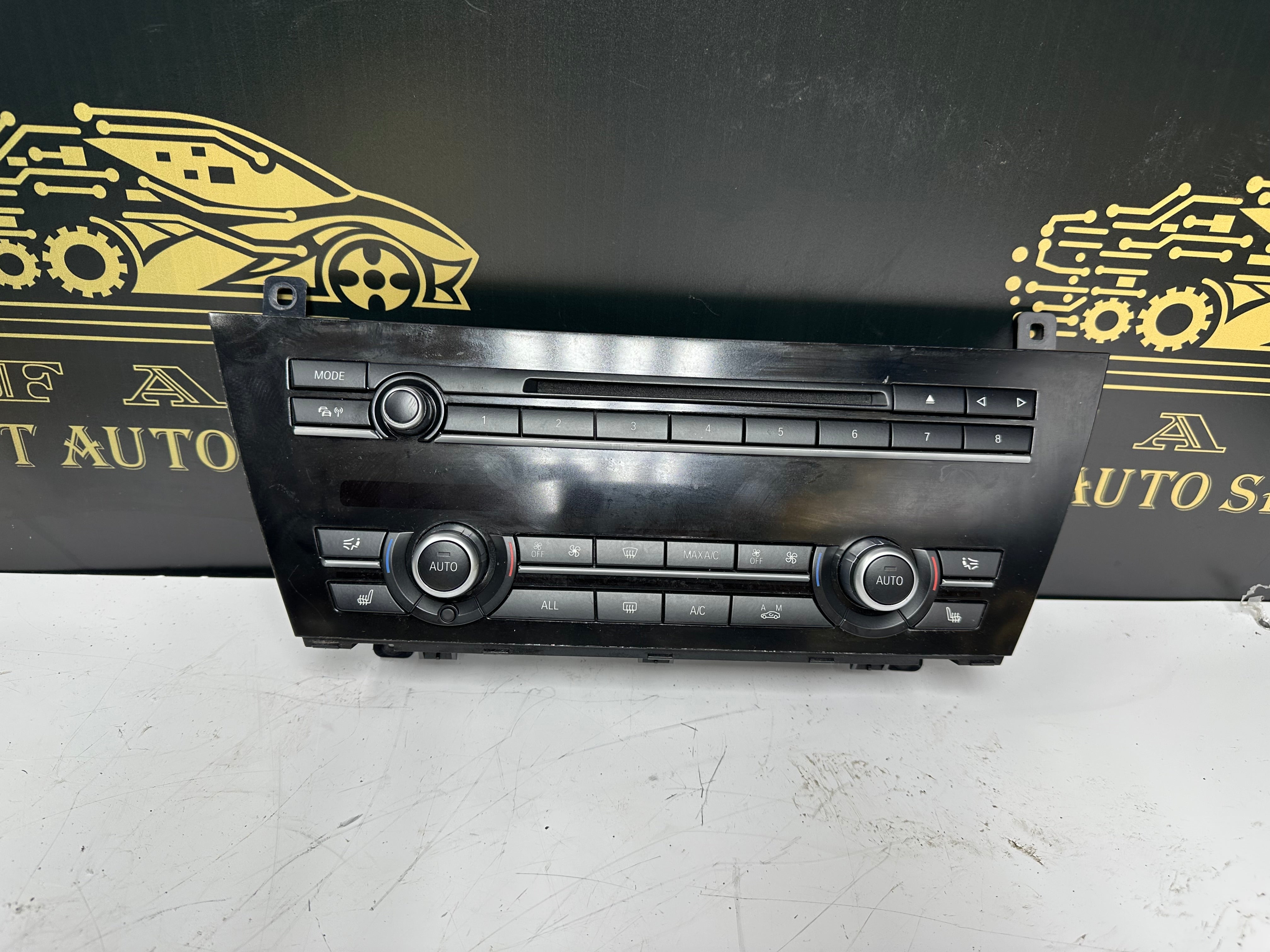 BMW F12 F06 AC Heater Climate Control Panel/Radio CD (9306165-01)