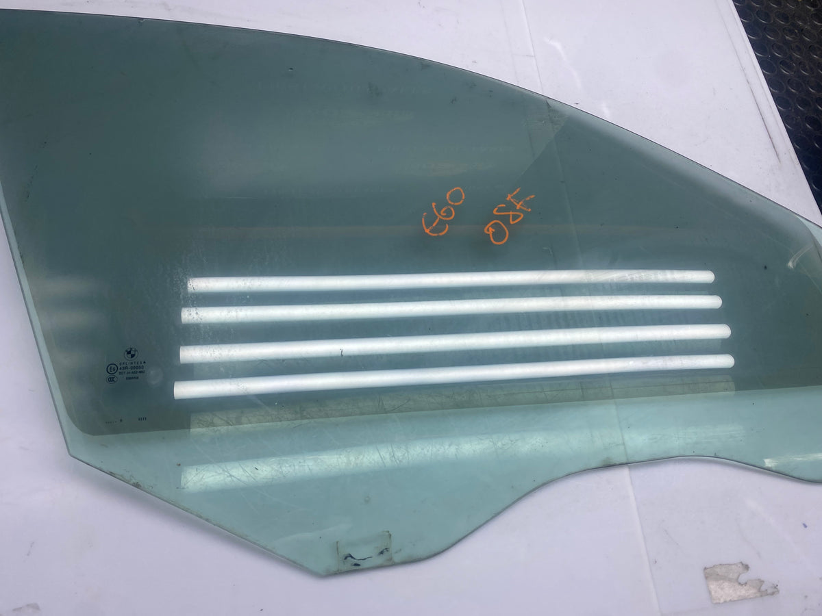 BMW 5 Series E60 Front Passenger Side Window Glass 2003–2010