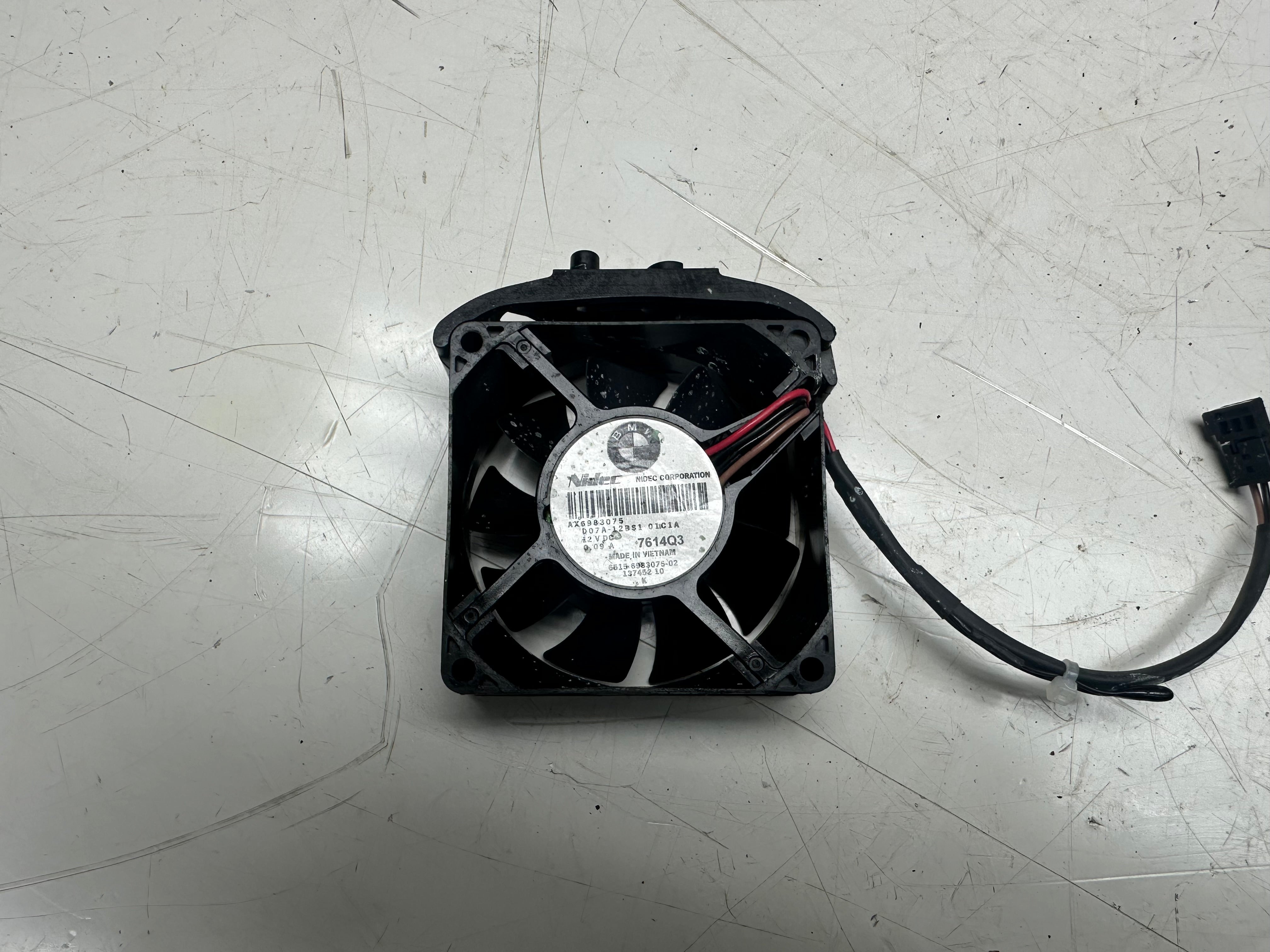 BMW i3 REx 2018–2022 Amplifier Cooling Fan Blower (6515 6983075-02)