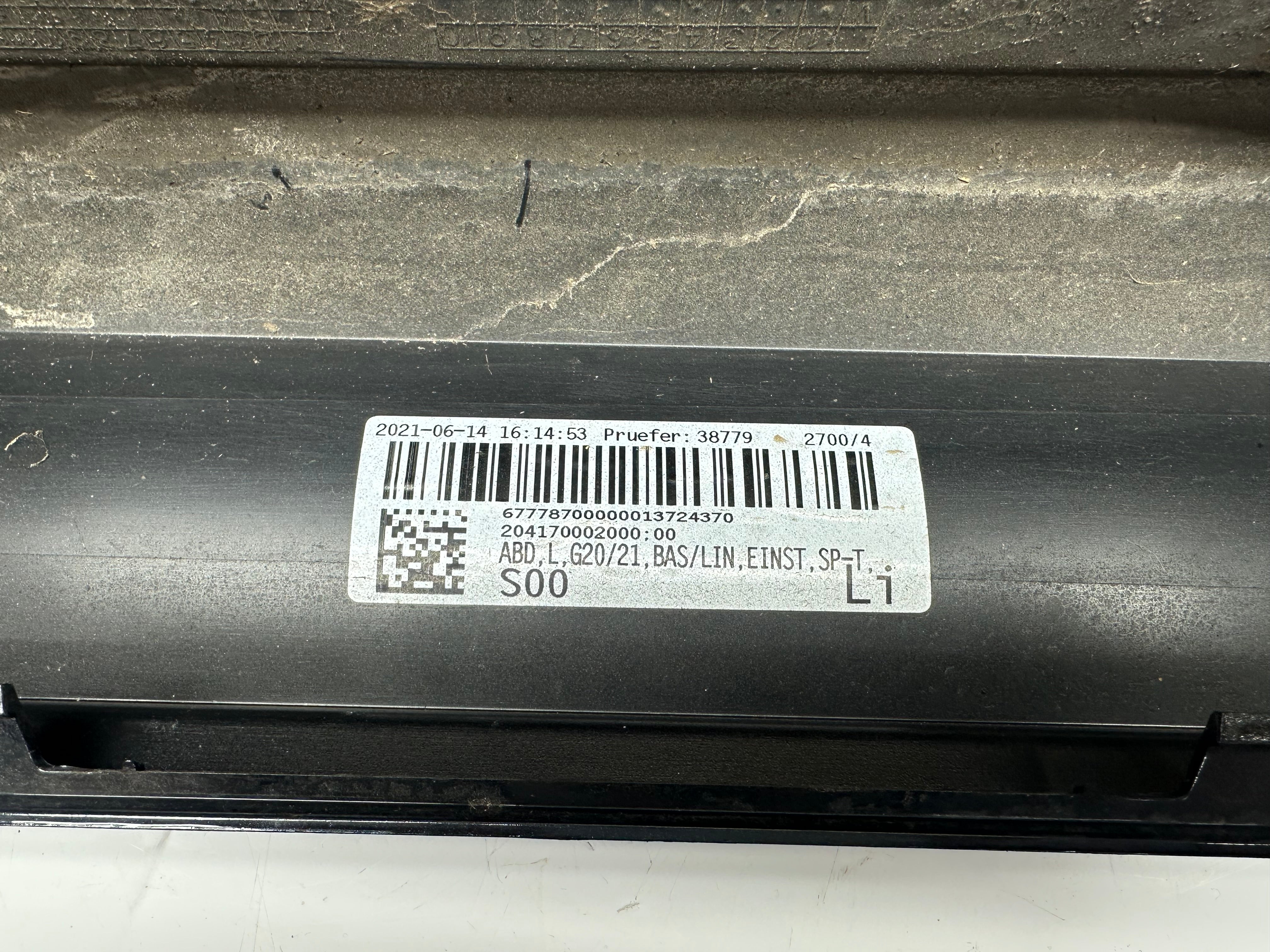 BMW 3 Series G20 G21 2022 Left Side Skirt/Sill (204170002000)