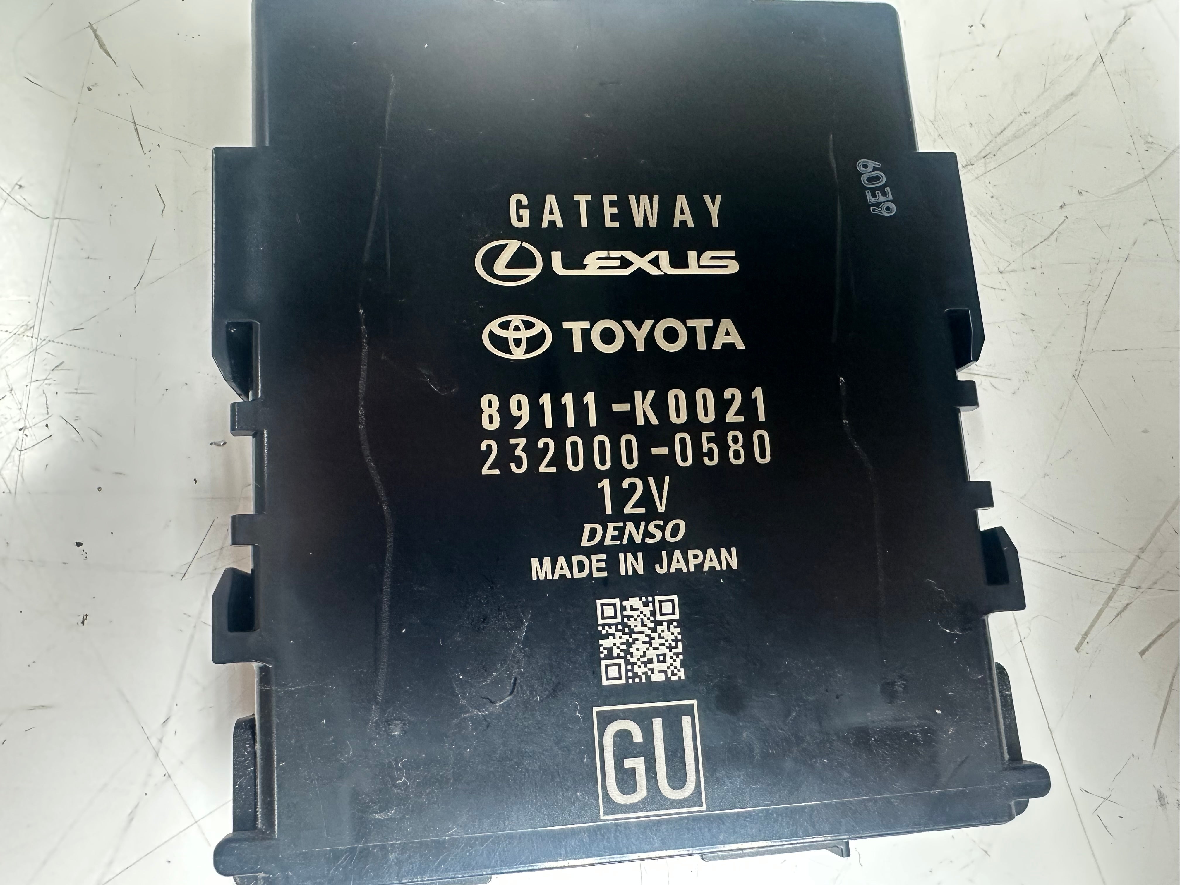 Toyota Yaris / Lexus Gateway Hybrid Electronic Module 12V (89111-K0021) (232000-0580)