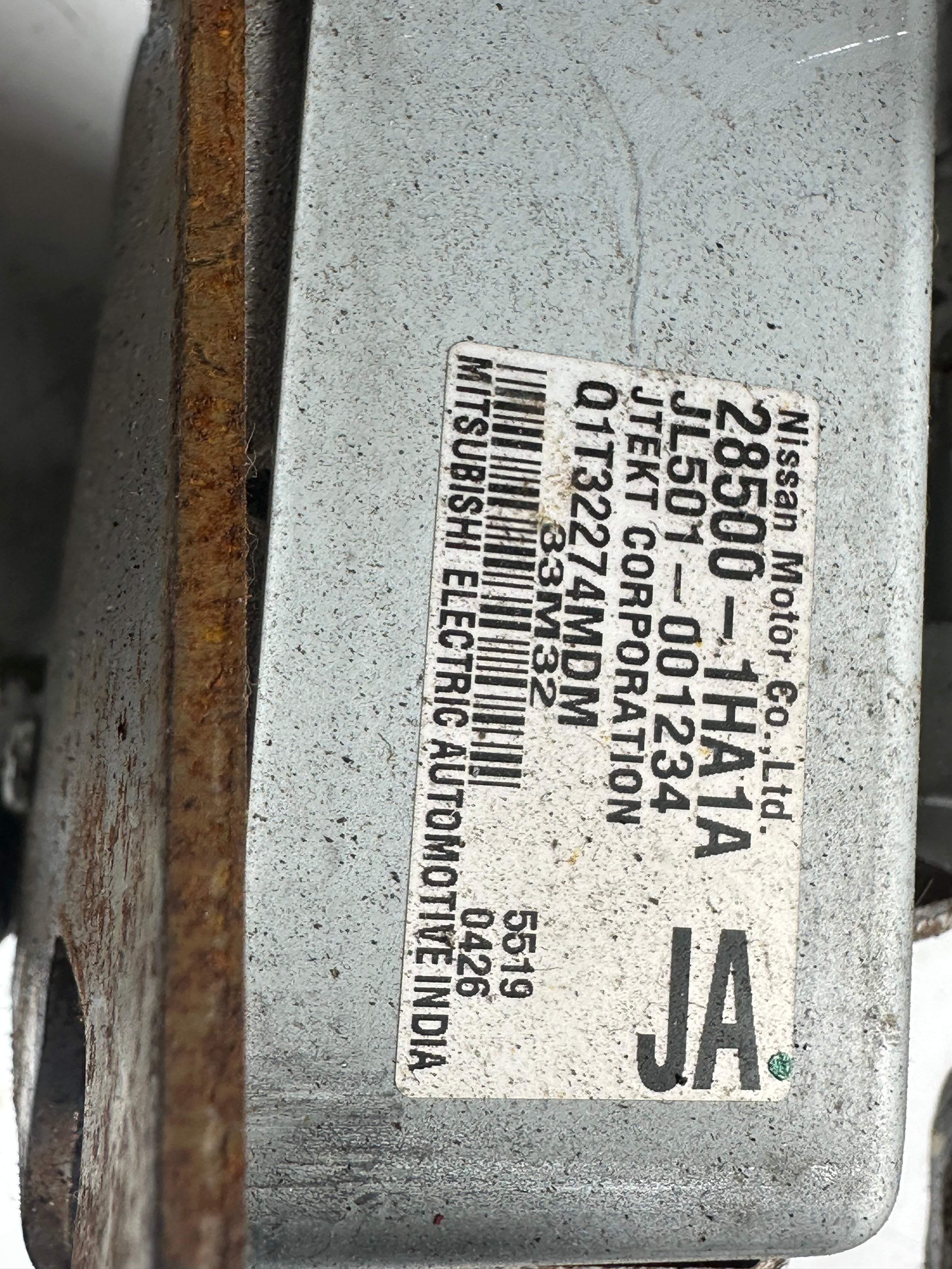 Nissan Micra Electric Steering Column with Key (JJ001-000505A) (28500-1HA1A)