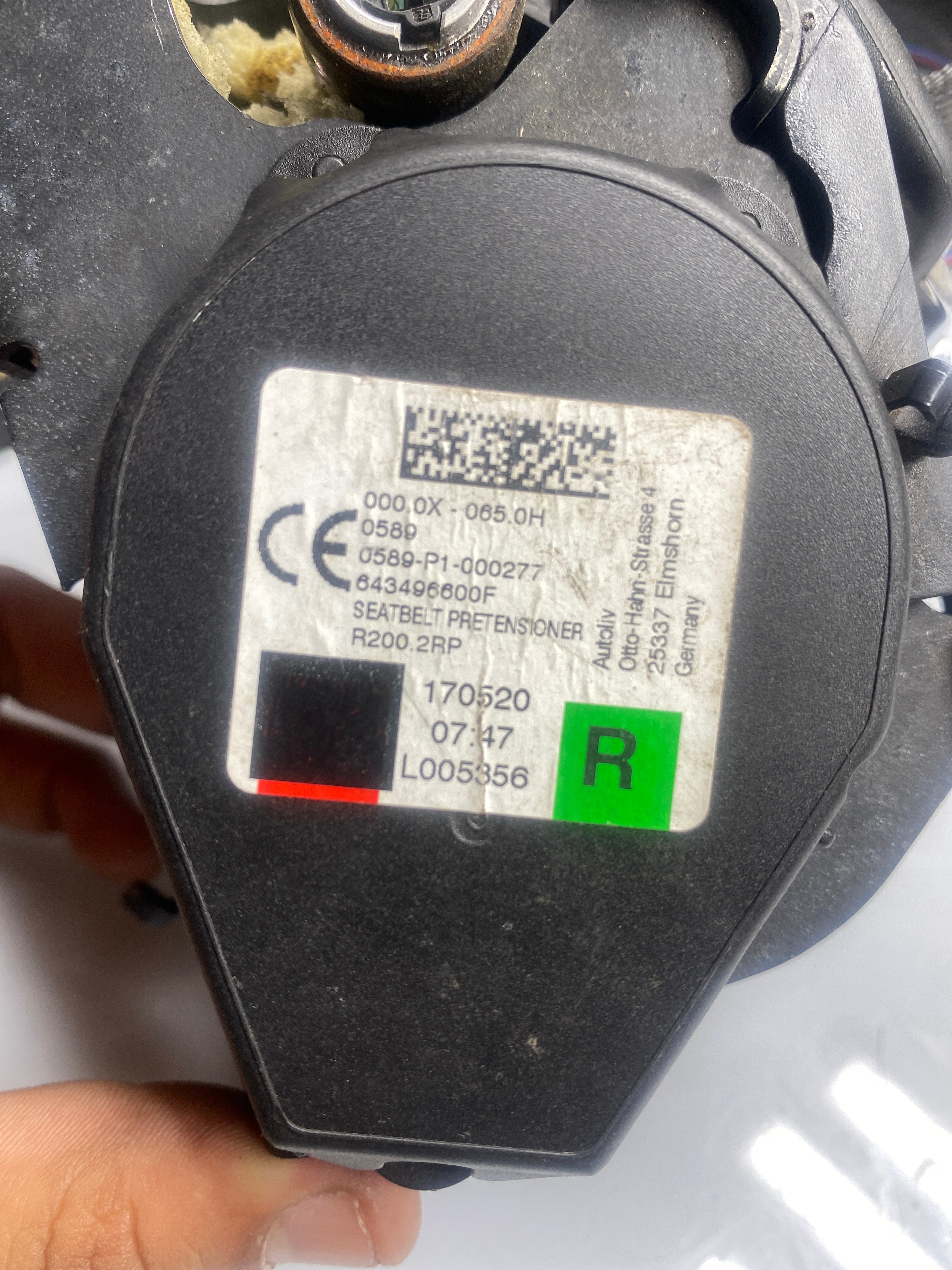 BMW 1 Series F40 Rear Driver Side Seatbelt – 2019–Present