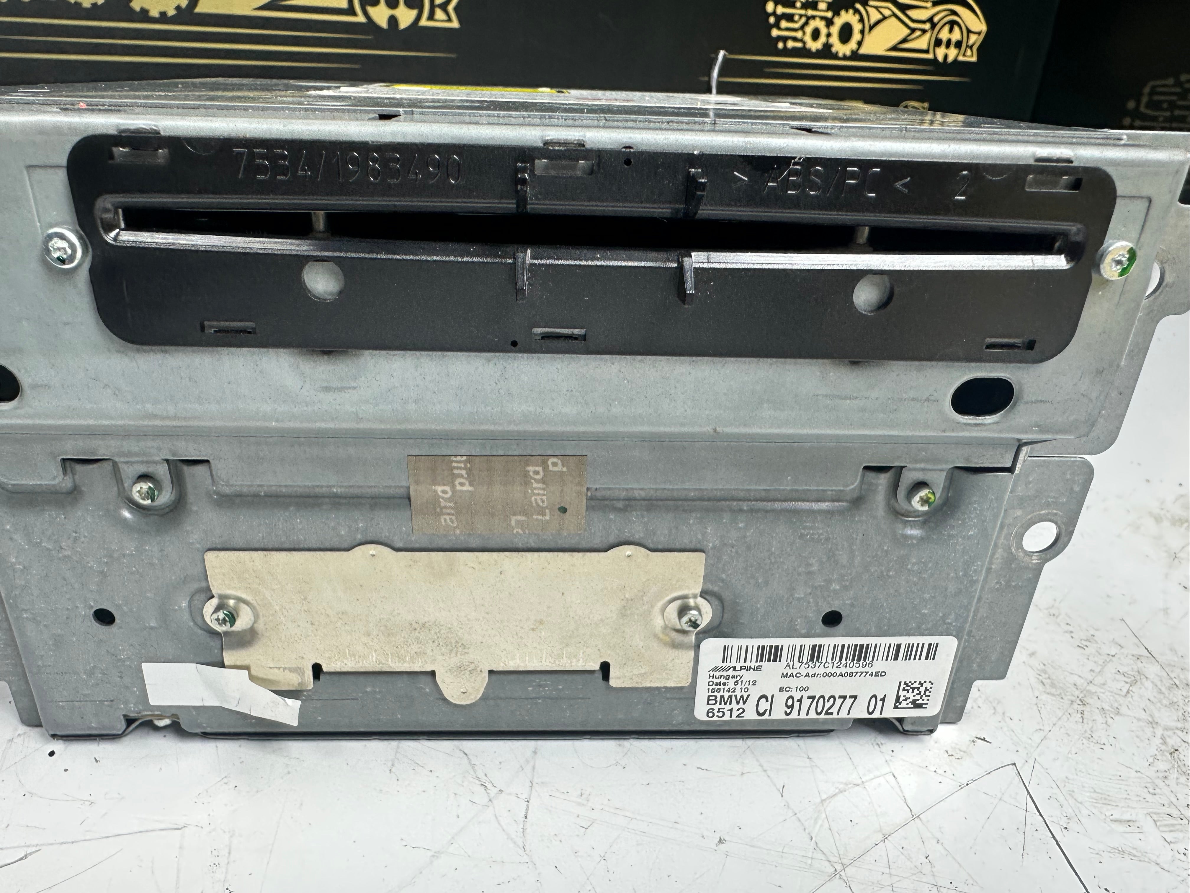 BMW 6 Series F06 F12 Complete Sirius & Alpine System (6512 CI 9170277) (156142 10)