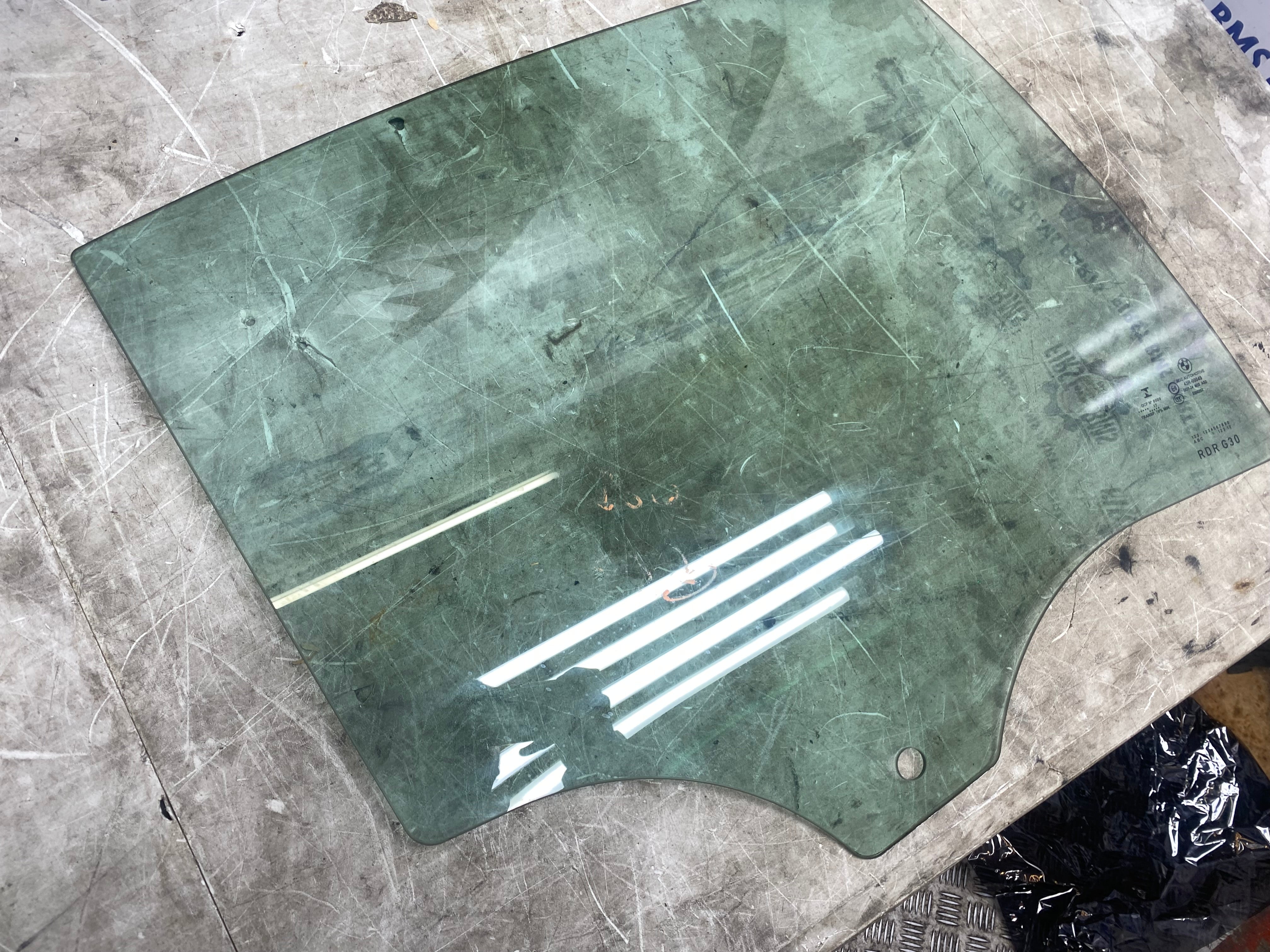BMW 5 Series G30 Rear Driver Side Window Glass 2017–2023