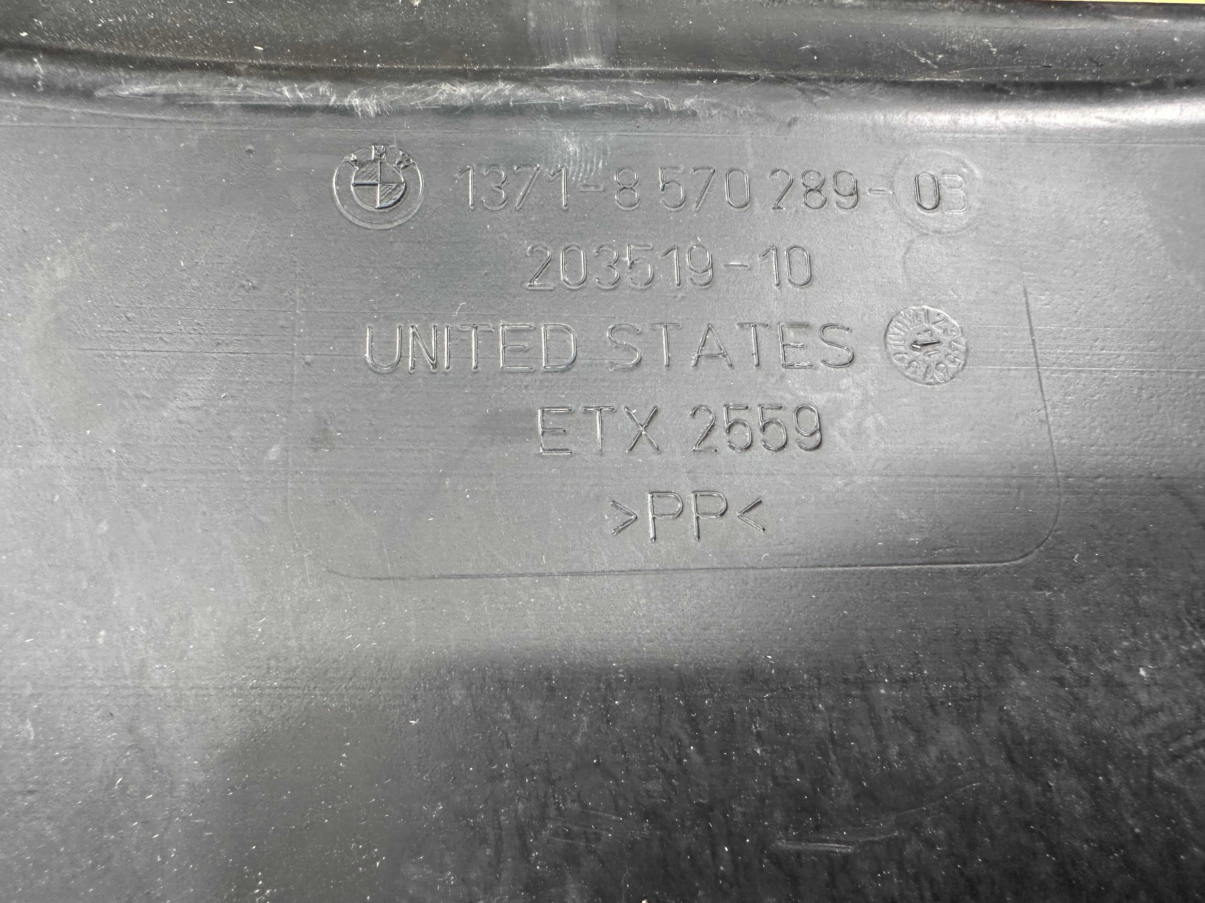 BMW X5 X6 Series F15 F16 Engine Air Intake Duct (8570289) (203519-10)