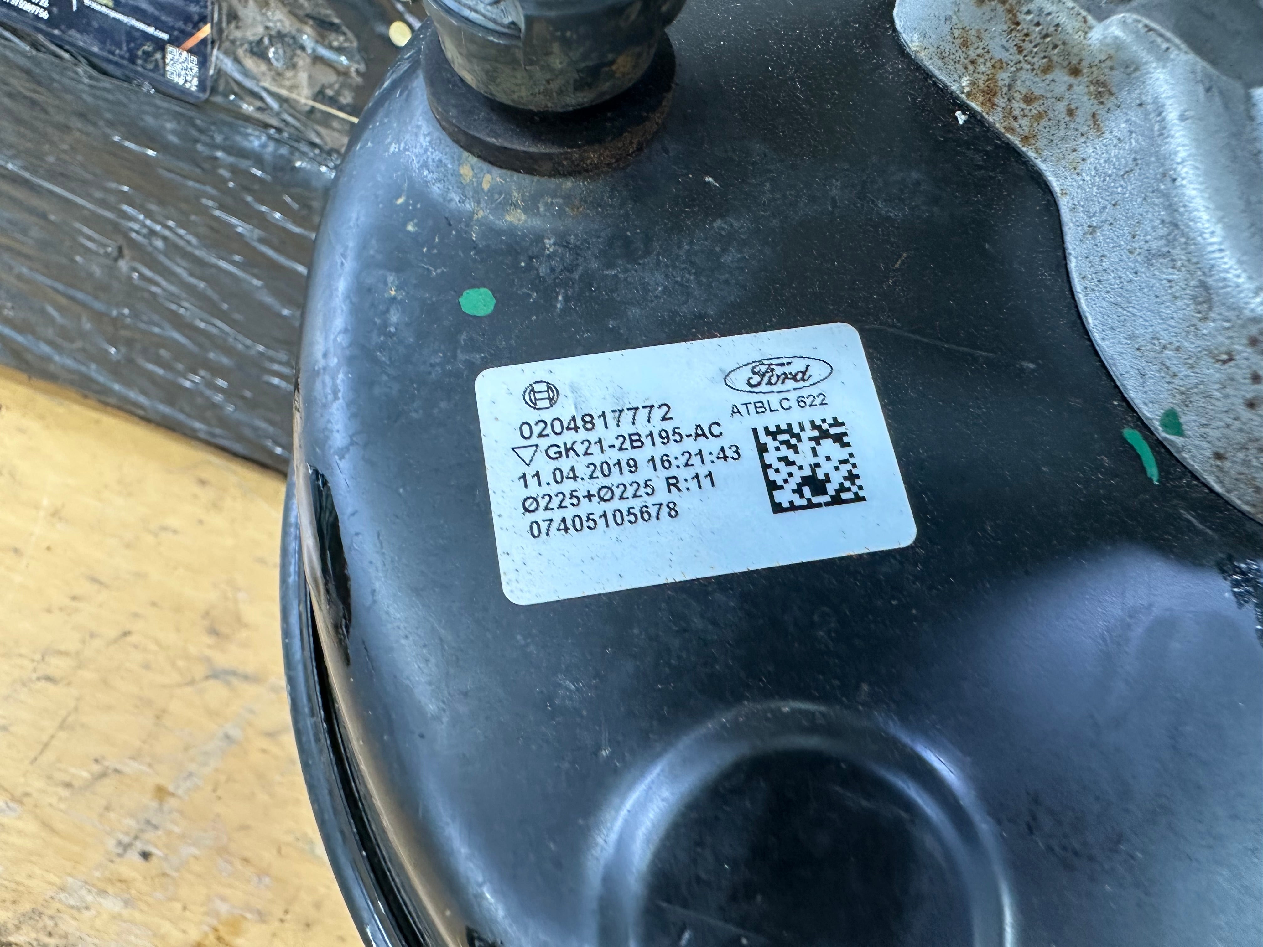 Ford Transit Custom 2018–2023 Brake Servo & Master Cylinder (GK21-2B195-AC)