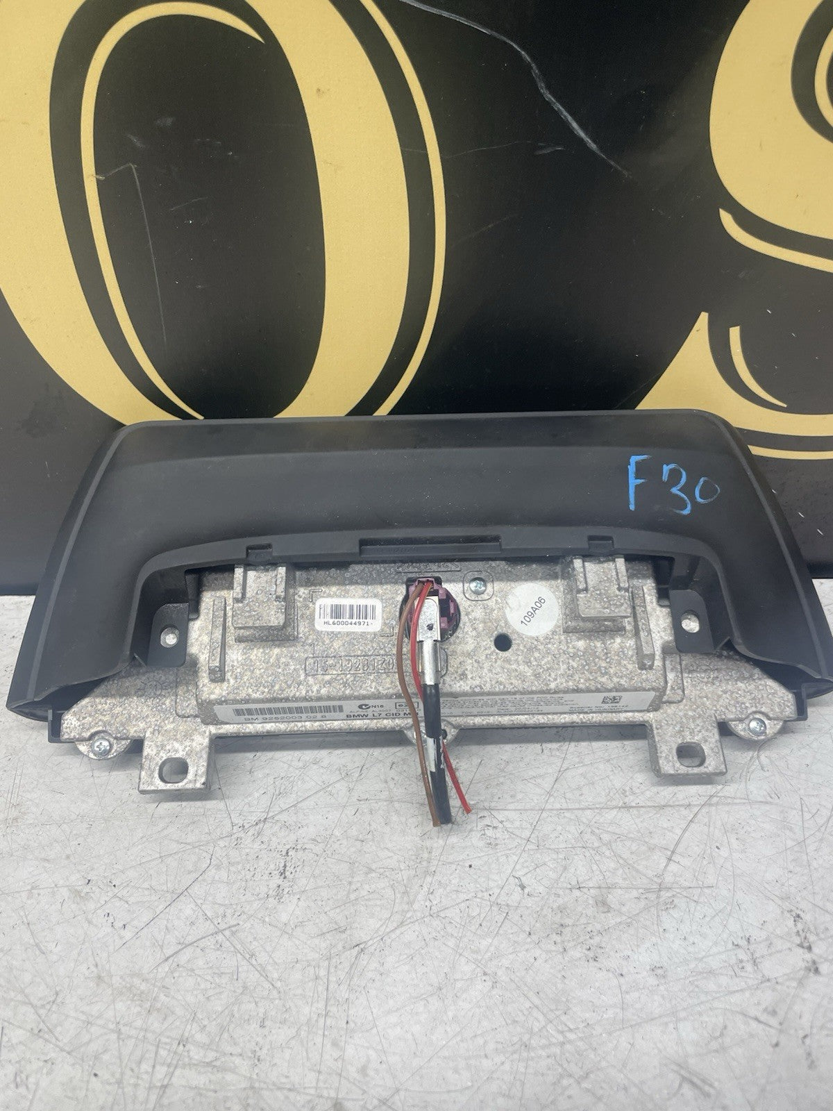 BMW 3 SERIES F30 F31 F32 6.5 I DRIVE BUSINESS NAVIGATION DISPLAY SCREEN 9292247