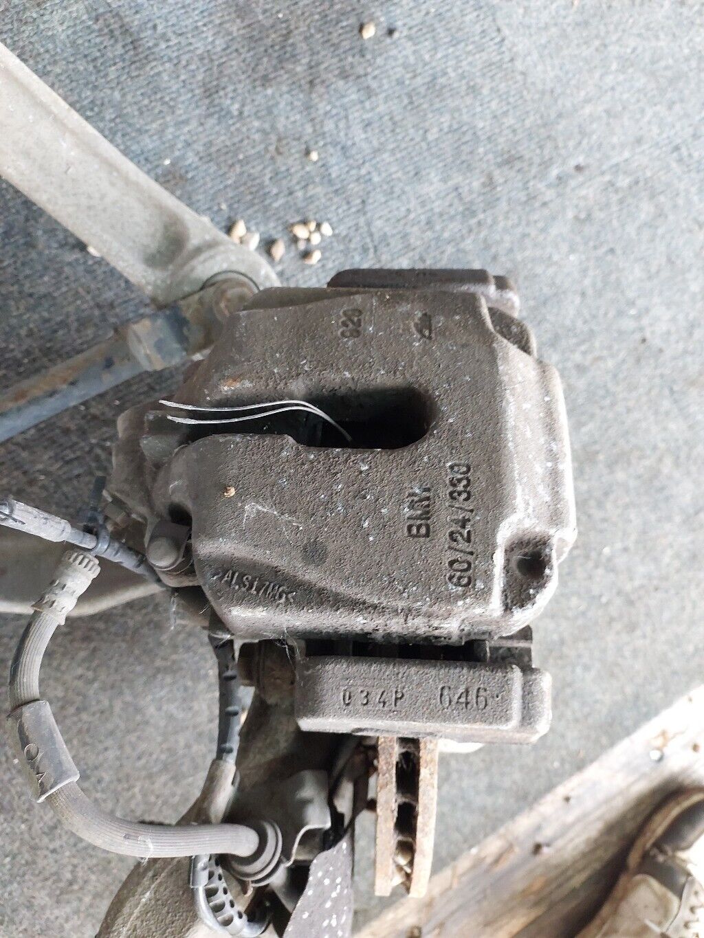 BMW 5 SERIES F10 2012 N/S FRONT SUSPENSION LEG COMPLETE LH