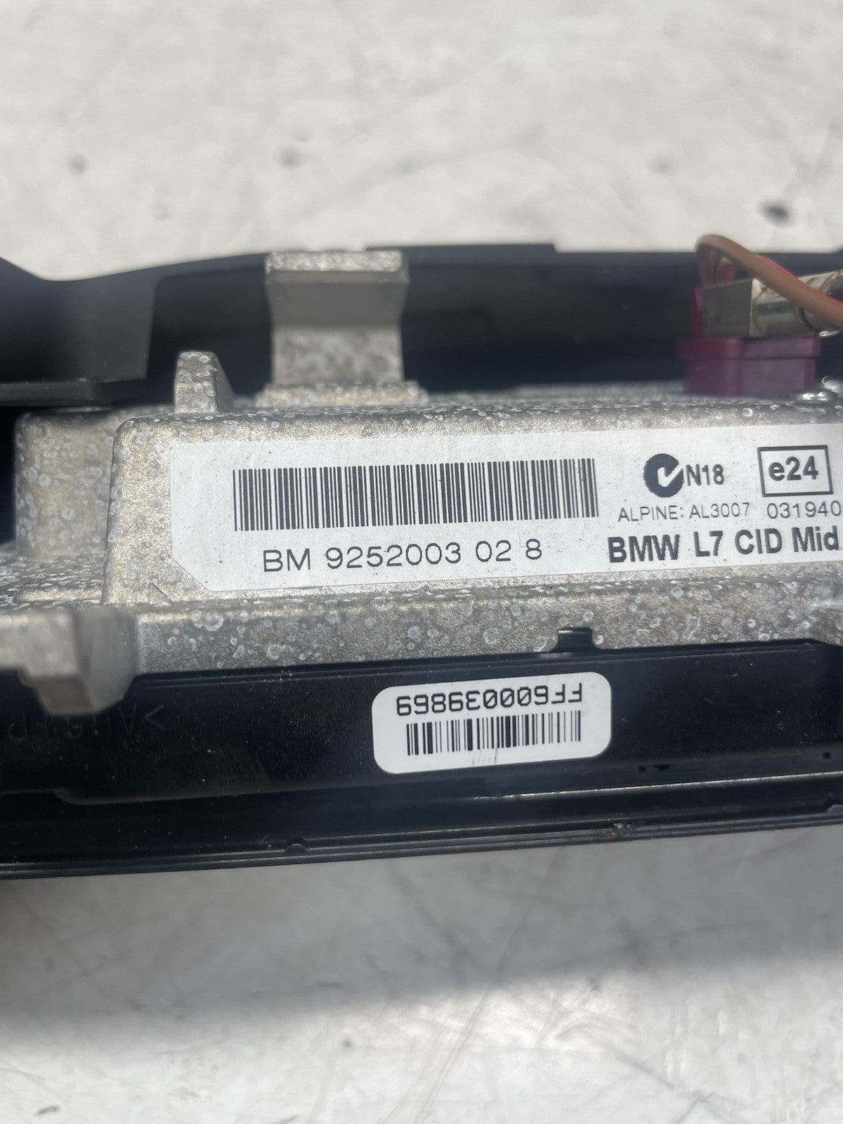 BMW 3 SERIES F30 F31 F32 6.5 I DRIVE BUSINESS NAVIGATION DISPLAY SCREEN 9292247