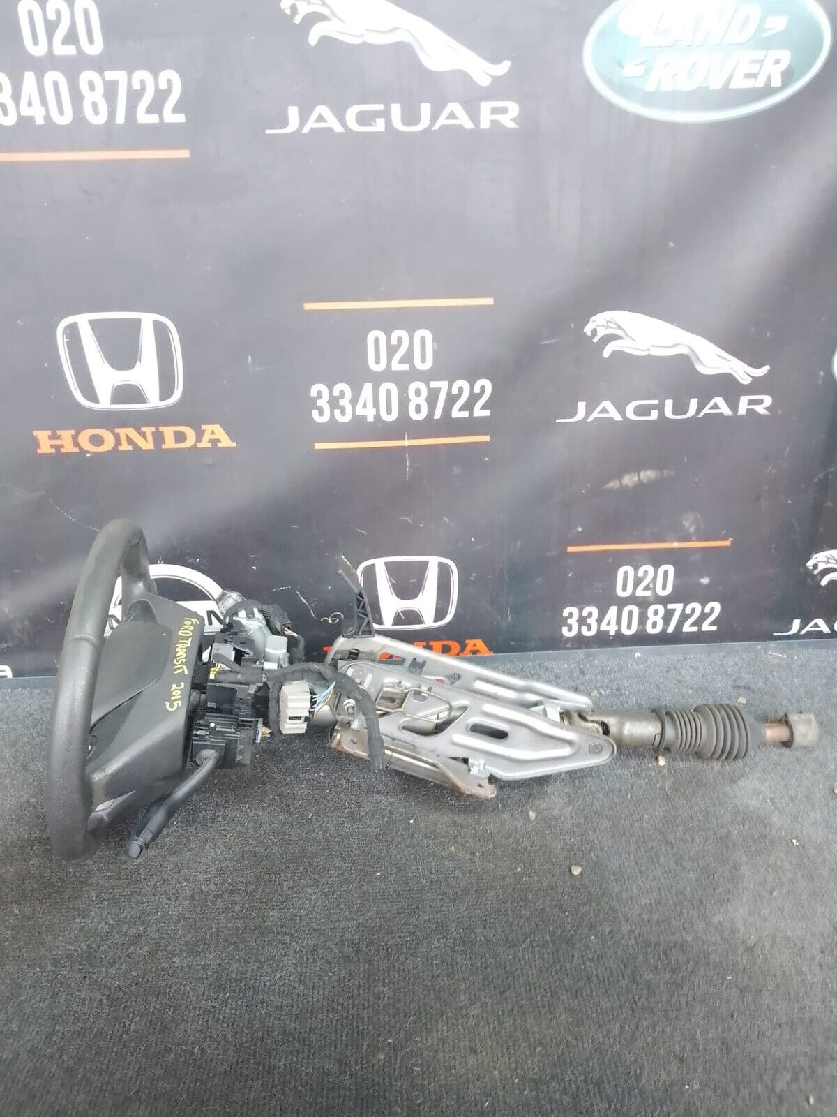 Mk8 Ford Transit Steering Column With Wheel, Stalks, Squib, Barrel