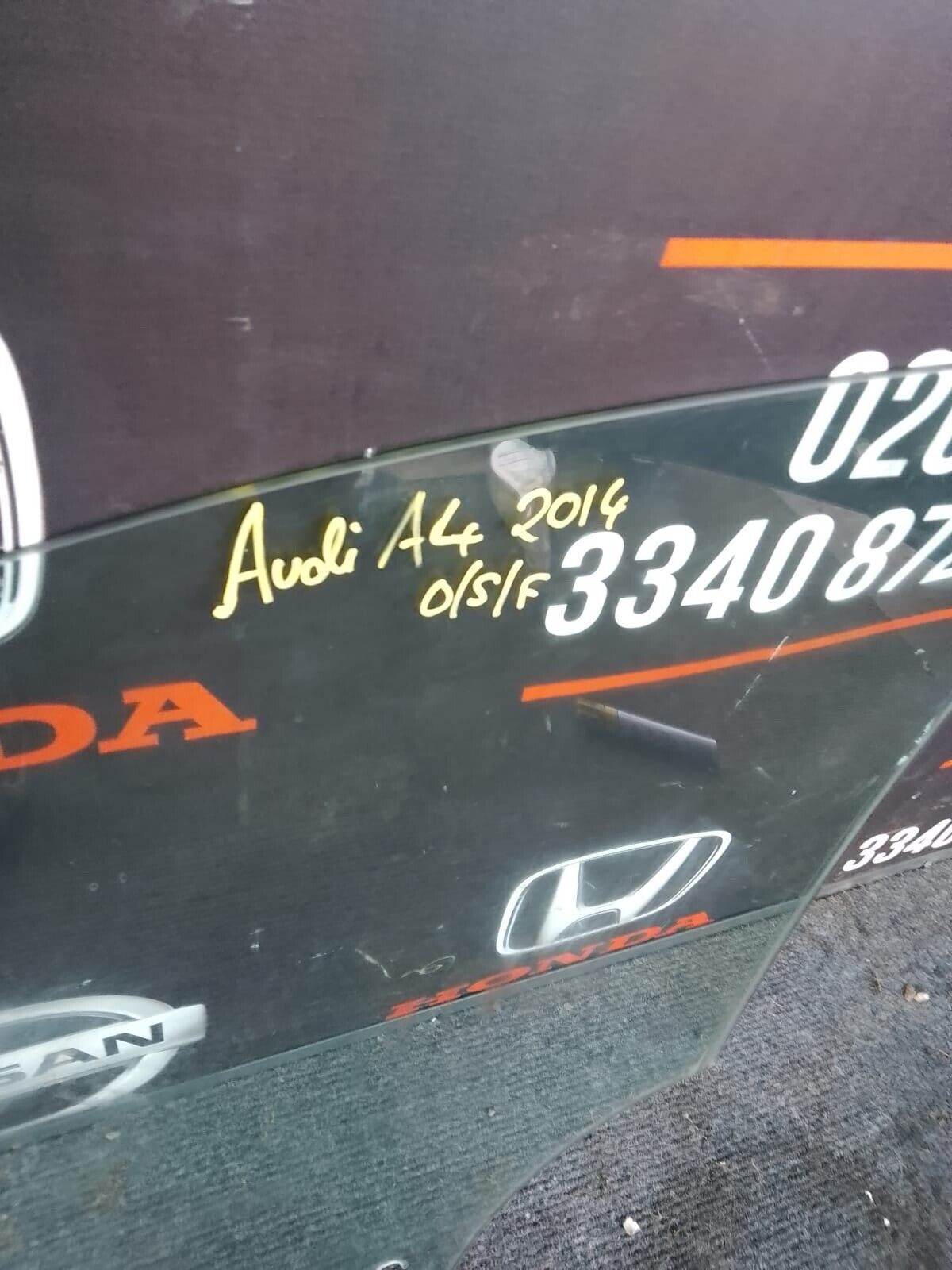 Audi A4 8K B8 Front O/S/F Door Window Glass 8K0845201C