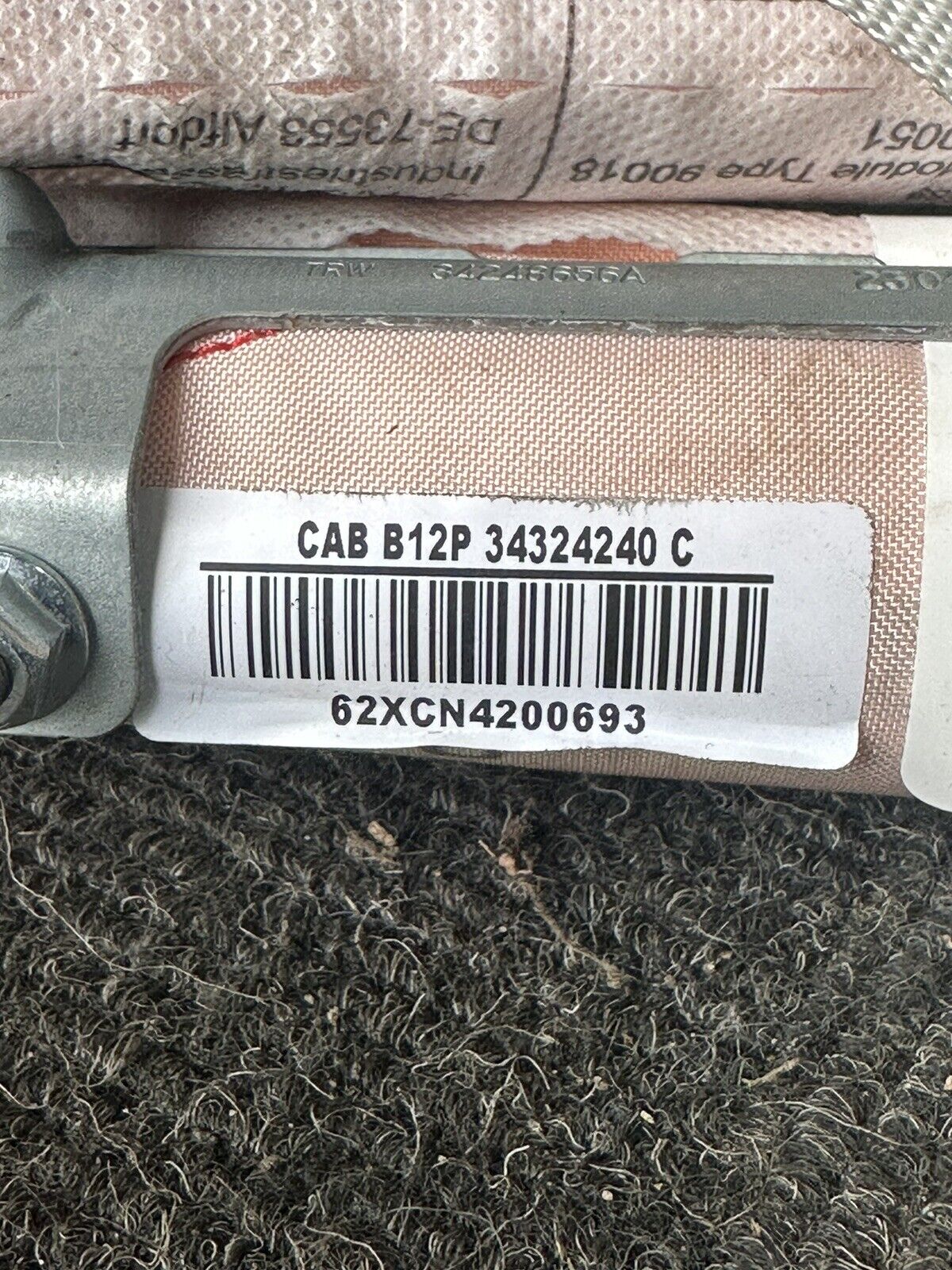 2017-2023 NISSAN LEAF MK2 CURTAIN ROOF AIR BAG LEFT SIDE